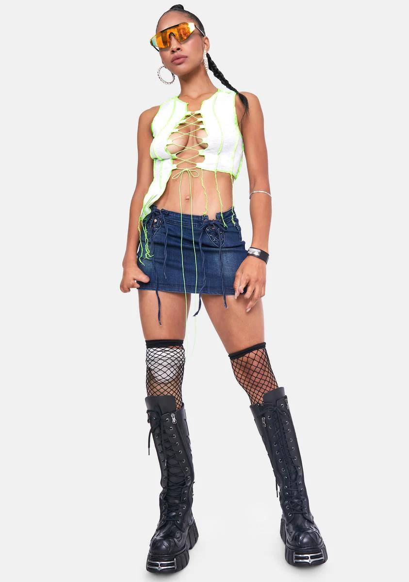 Daytime Lust Contrast Stitch Top - Image 3