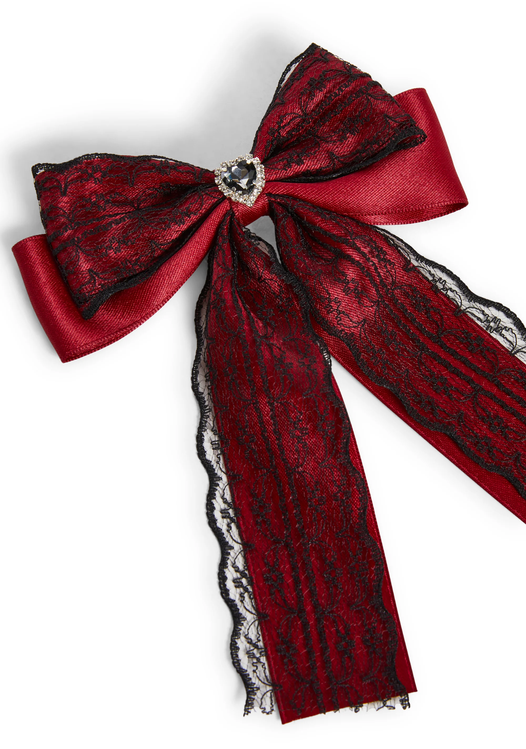 Dazzling Devotion Bow Hair Clip - Image 2