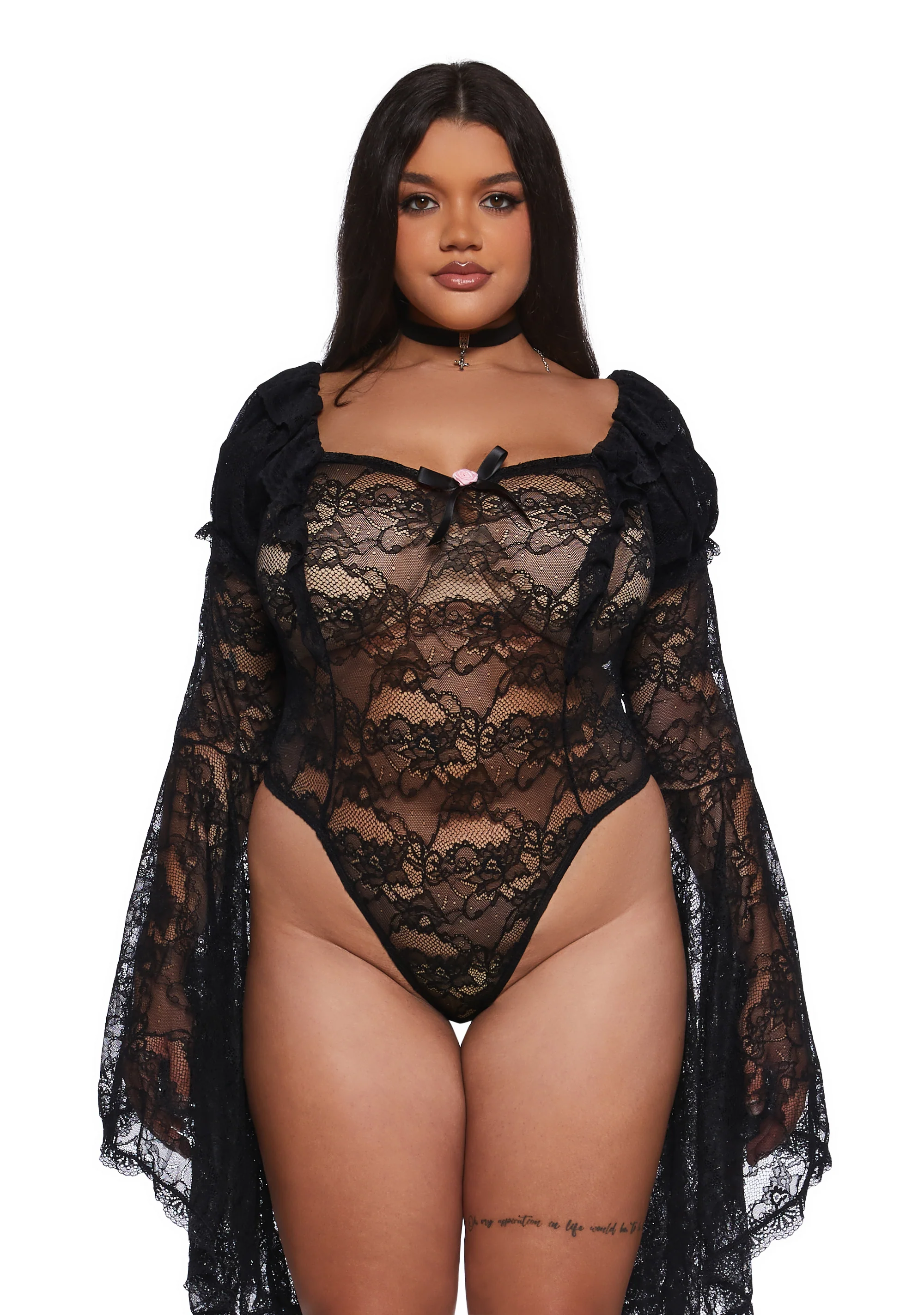 Dazzling Seduction Lace Bodysuit - Image 10