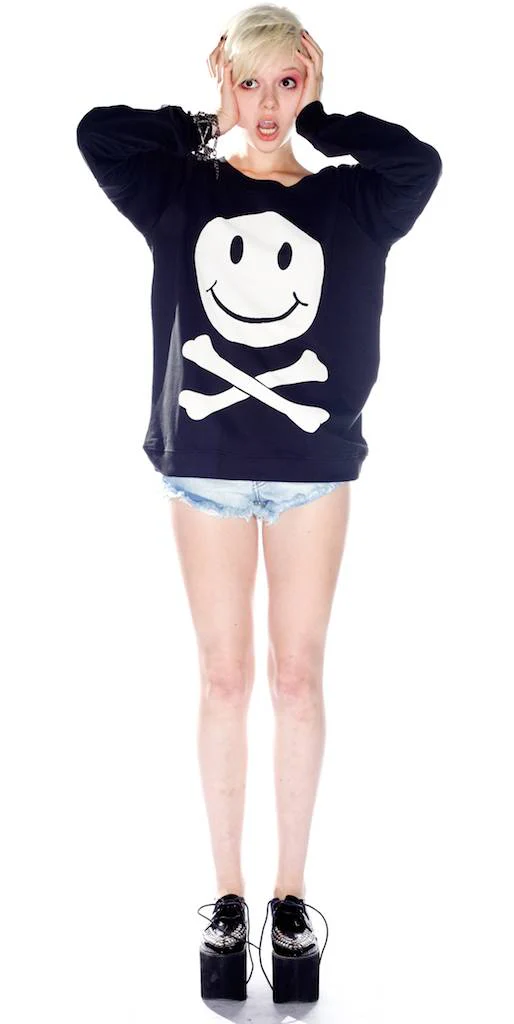 Dead 2 Me Smile Sweater - Image 4