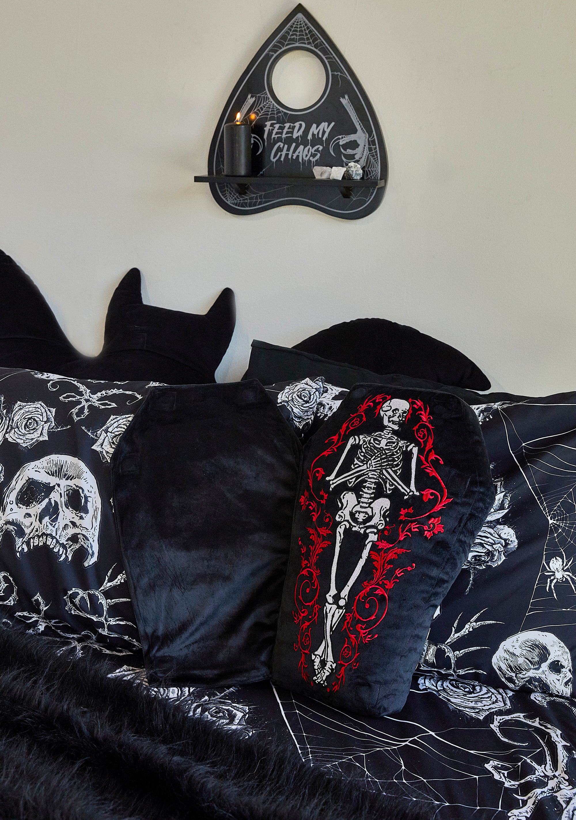 Dead Inside Throw Pillow - Image 2