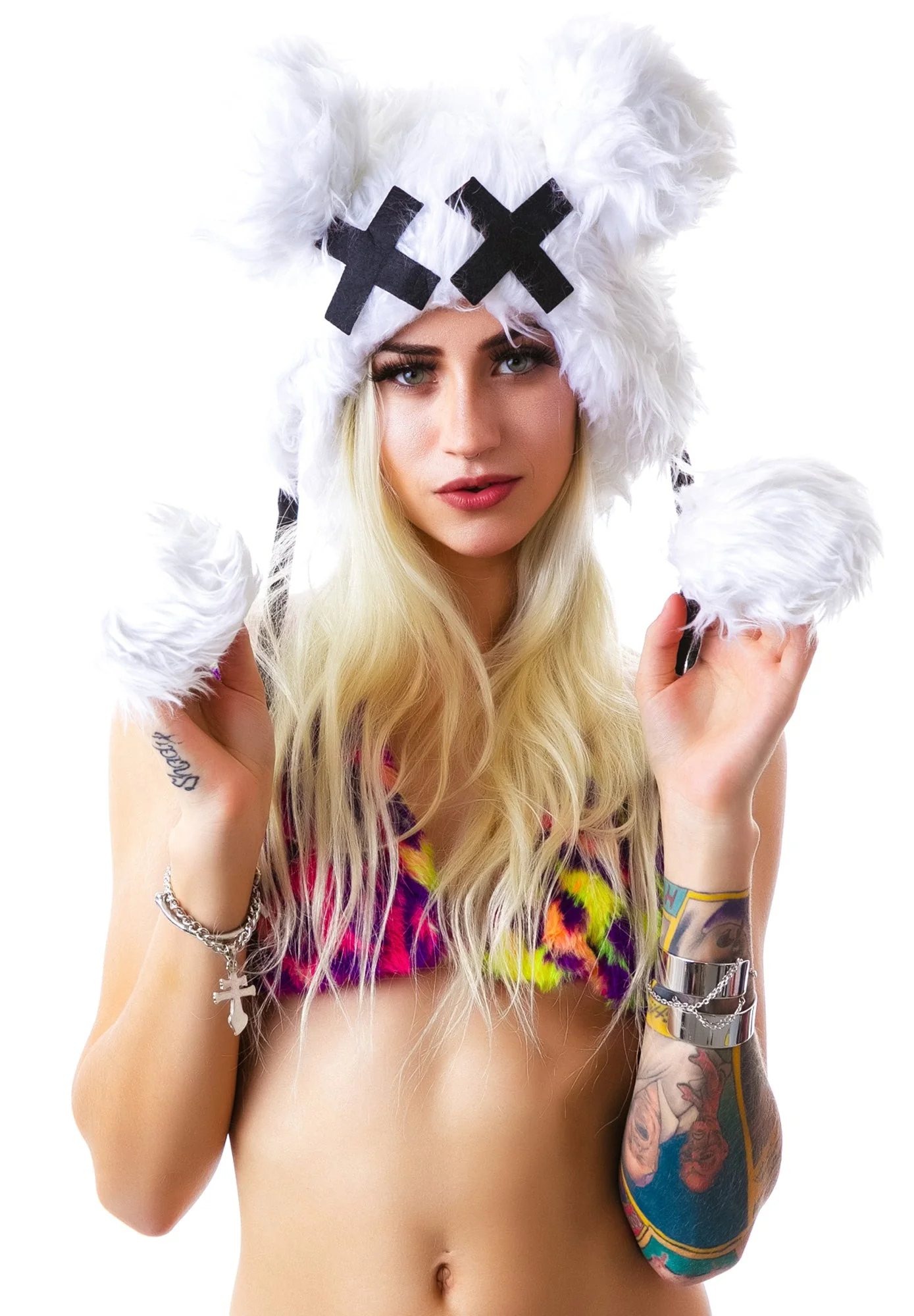 Dead Mouse Furry Hood - Light Blue - Image 9