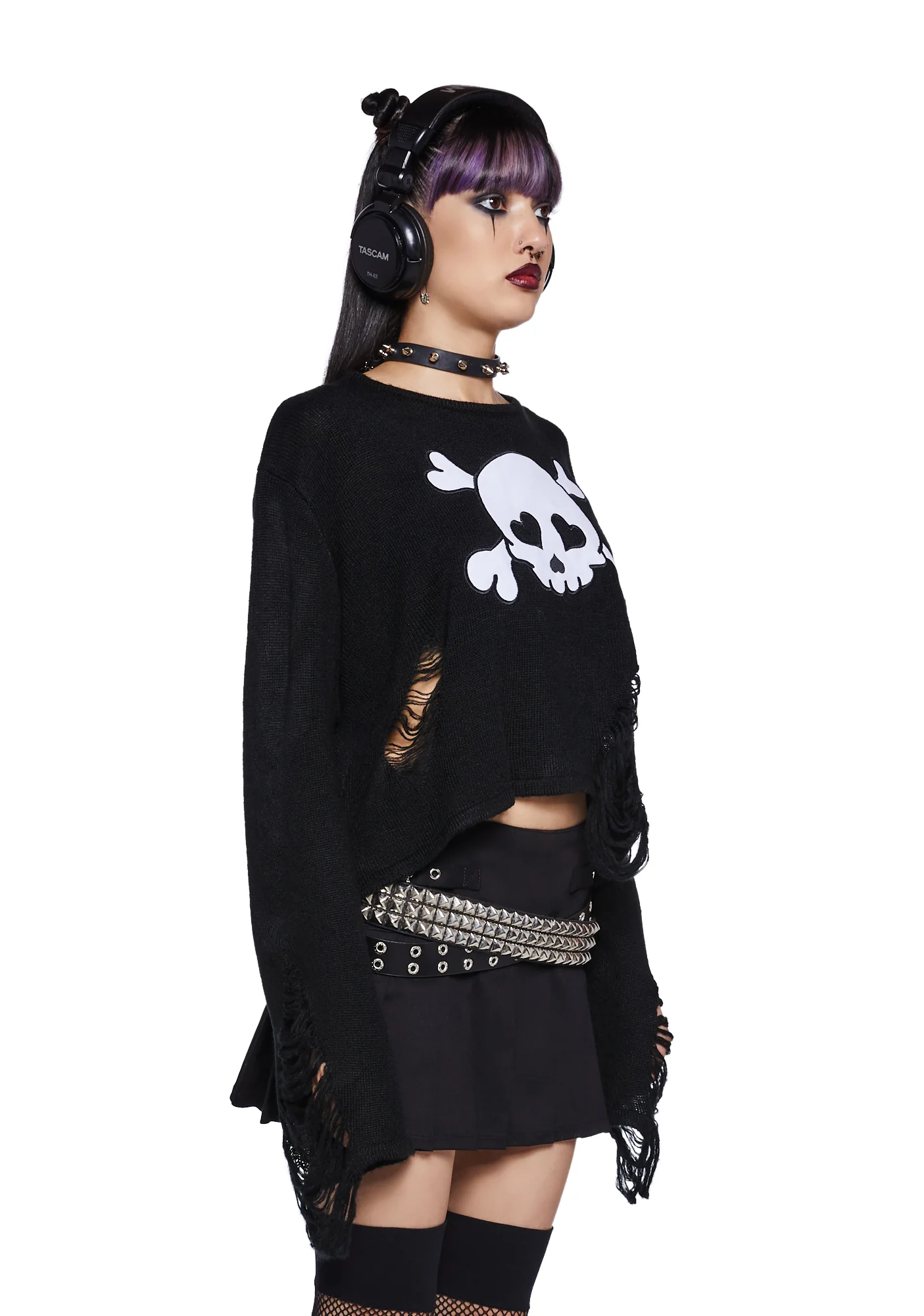 Dead Wrong Skull Sweater - Image 3
