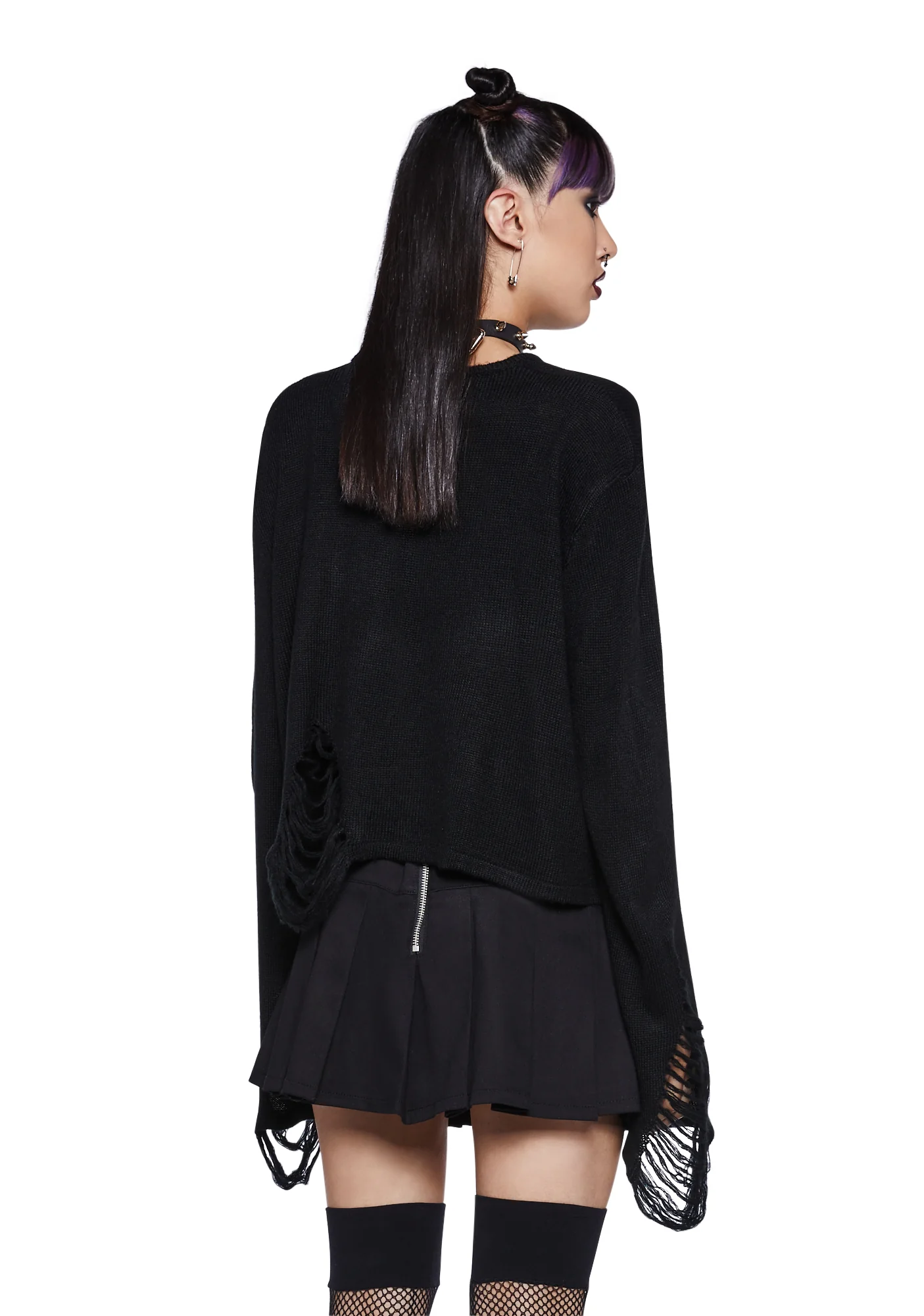 Dead Wrong Skull Sweater - Image 4