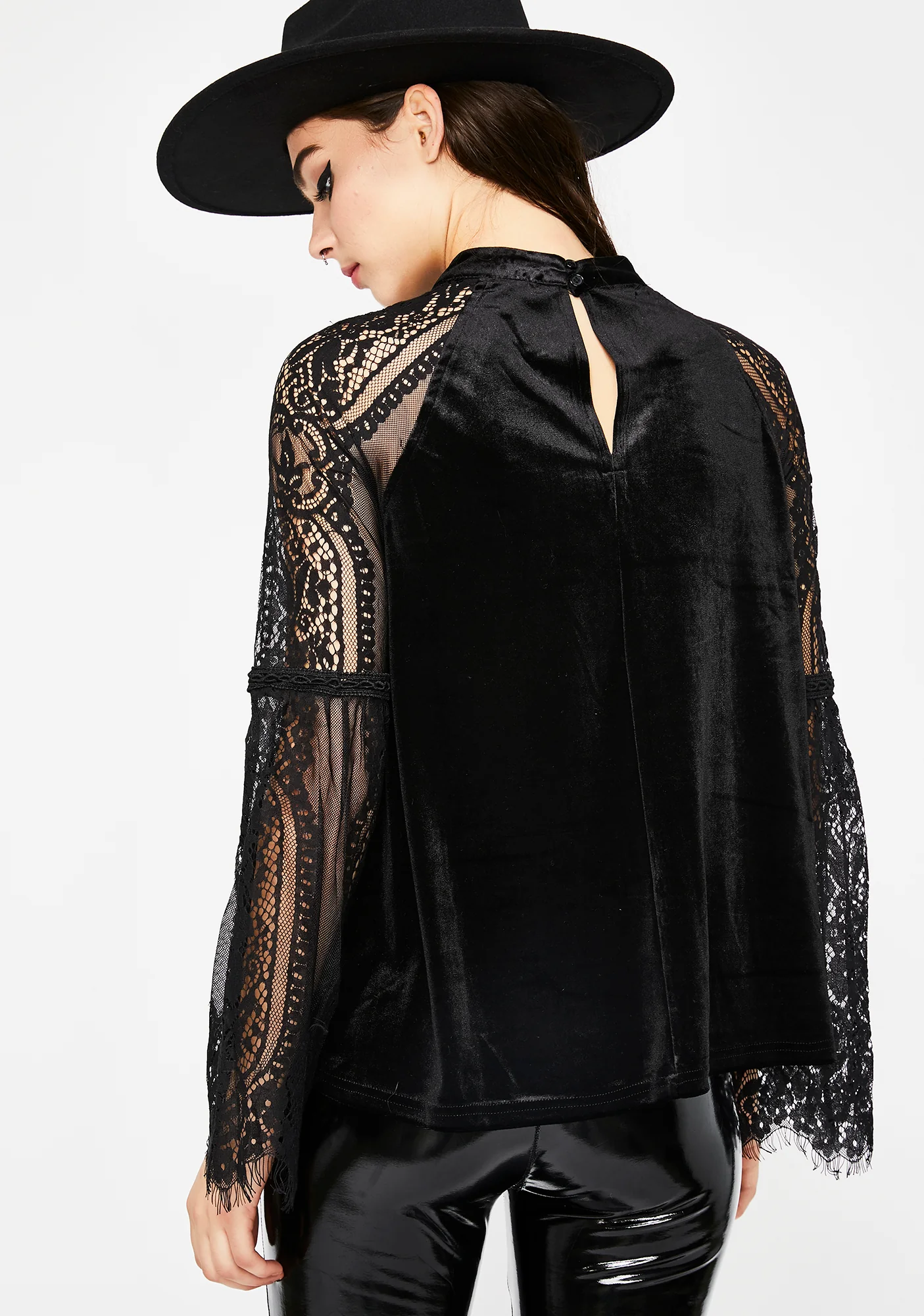Deadly N' Dangerous Velvet Blouse - Image 4