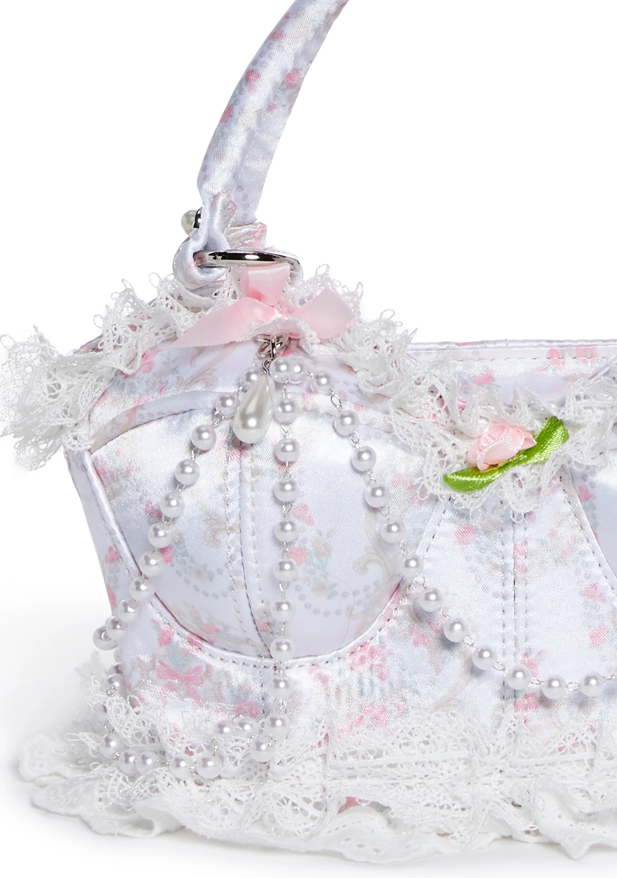 Debutante Bustier Handbag - Floral - Image 7