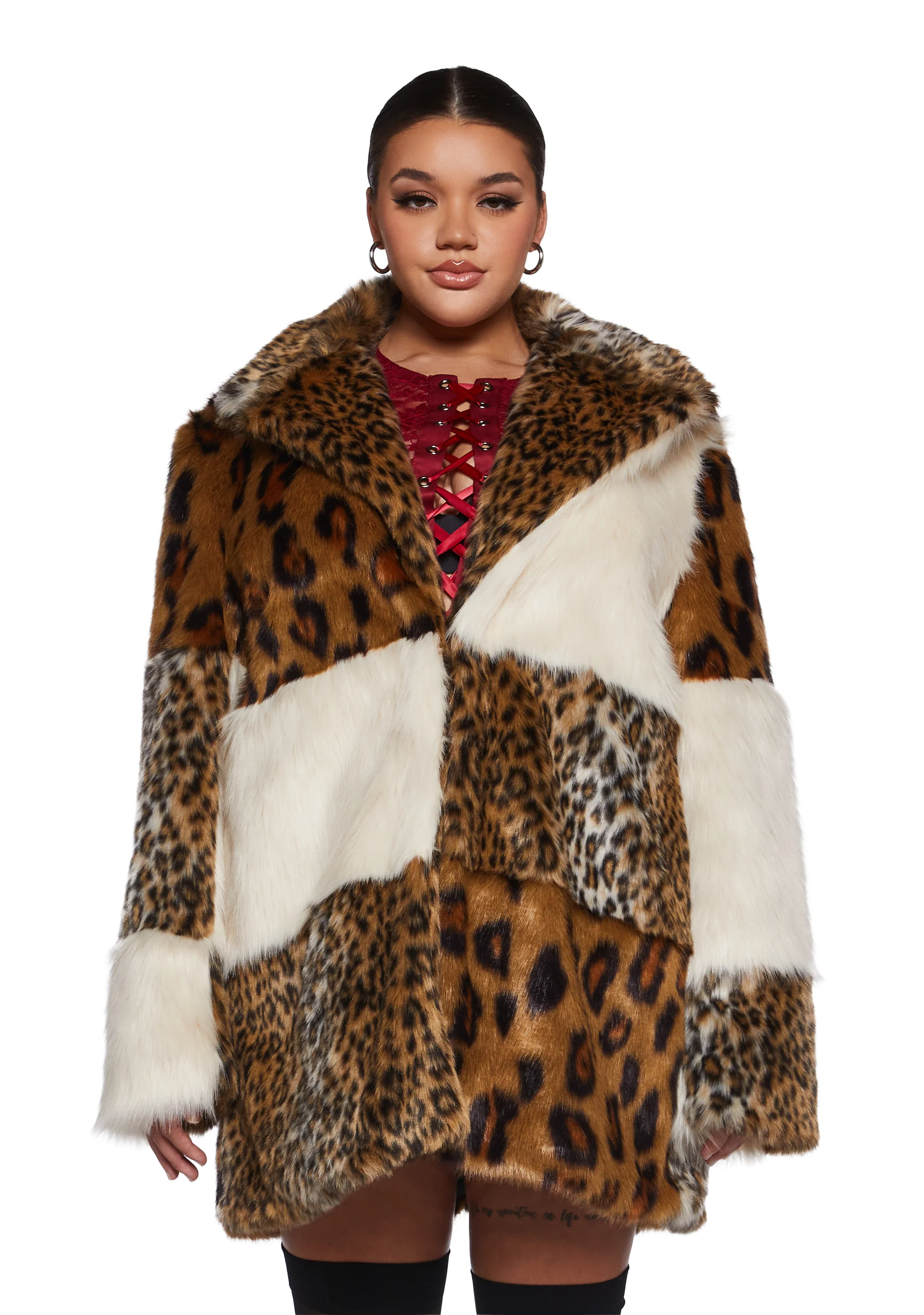 Decadent Glamour Patchwork Coat - Image 2