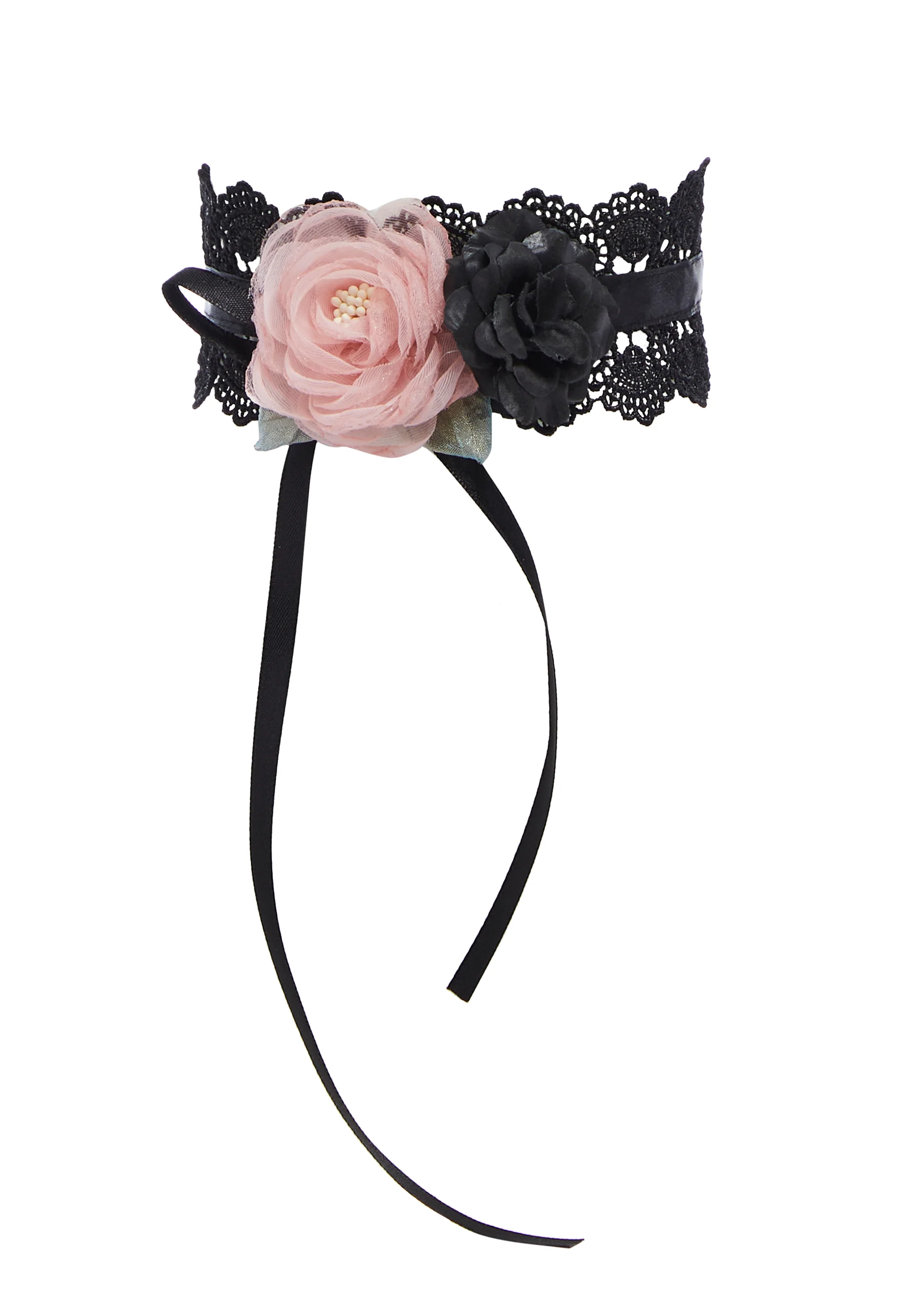 Decay Rose Lace Choker - Image 3