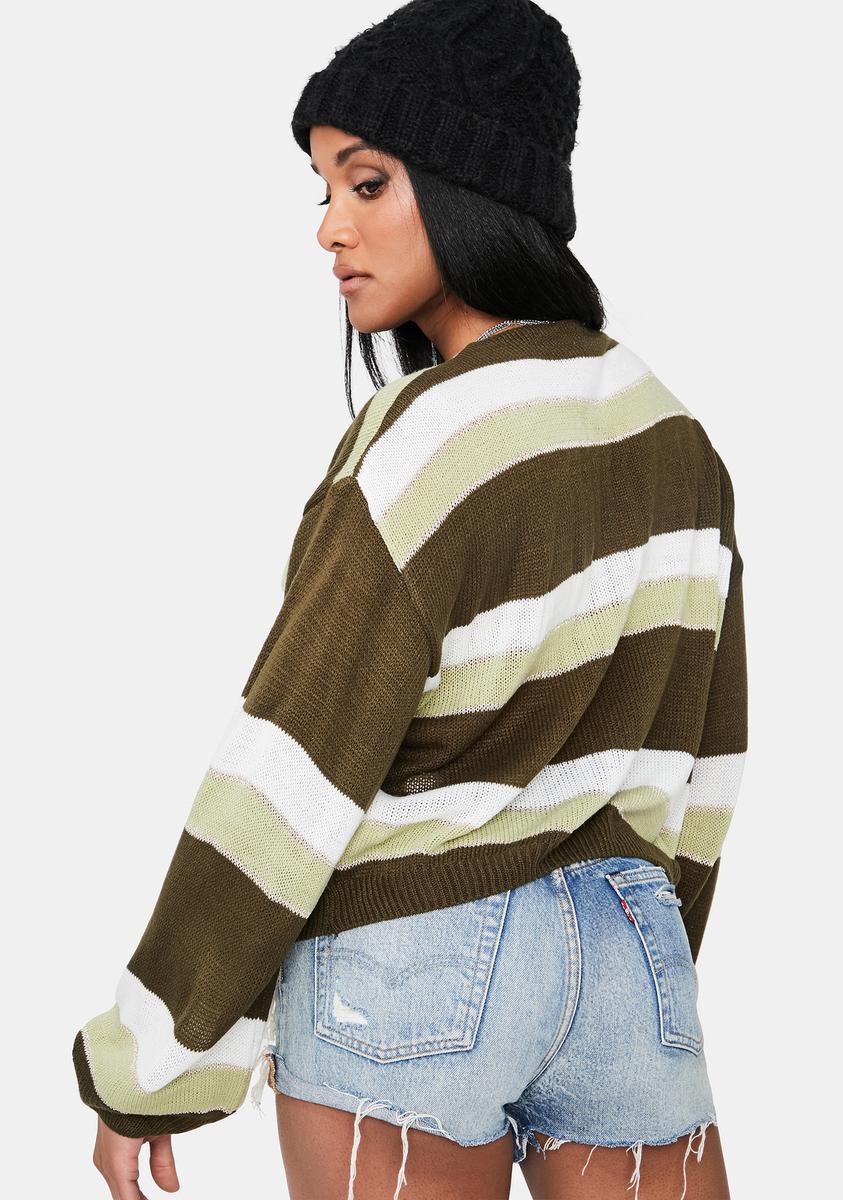 Deceitful Nature Striped Sweater - Image 4