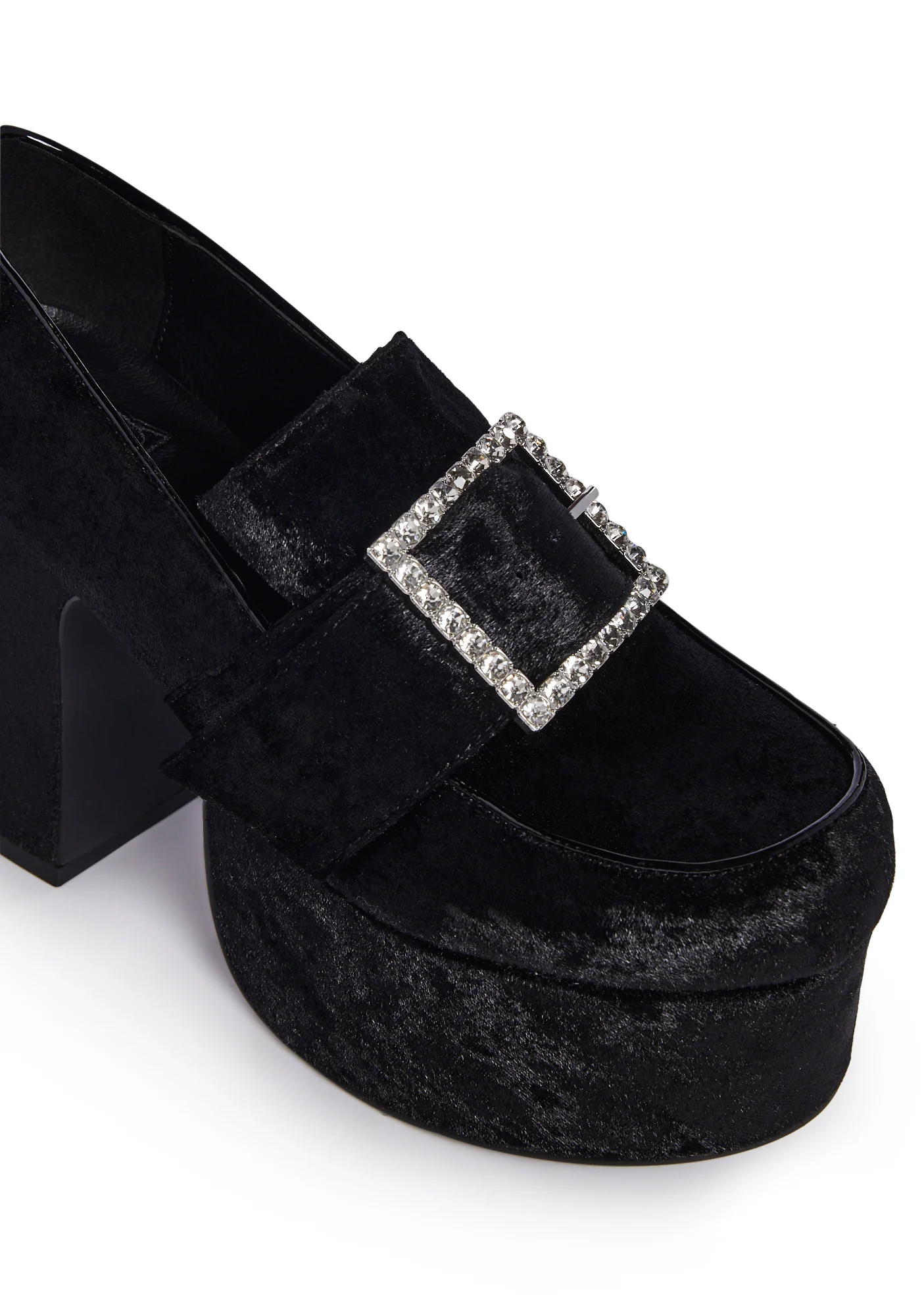 Deelite Qrystal Oxford Platforms - Black - Image 2
