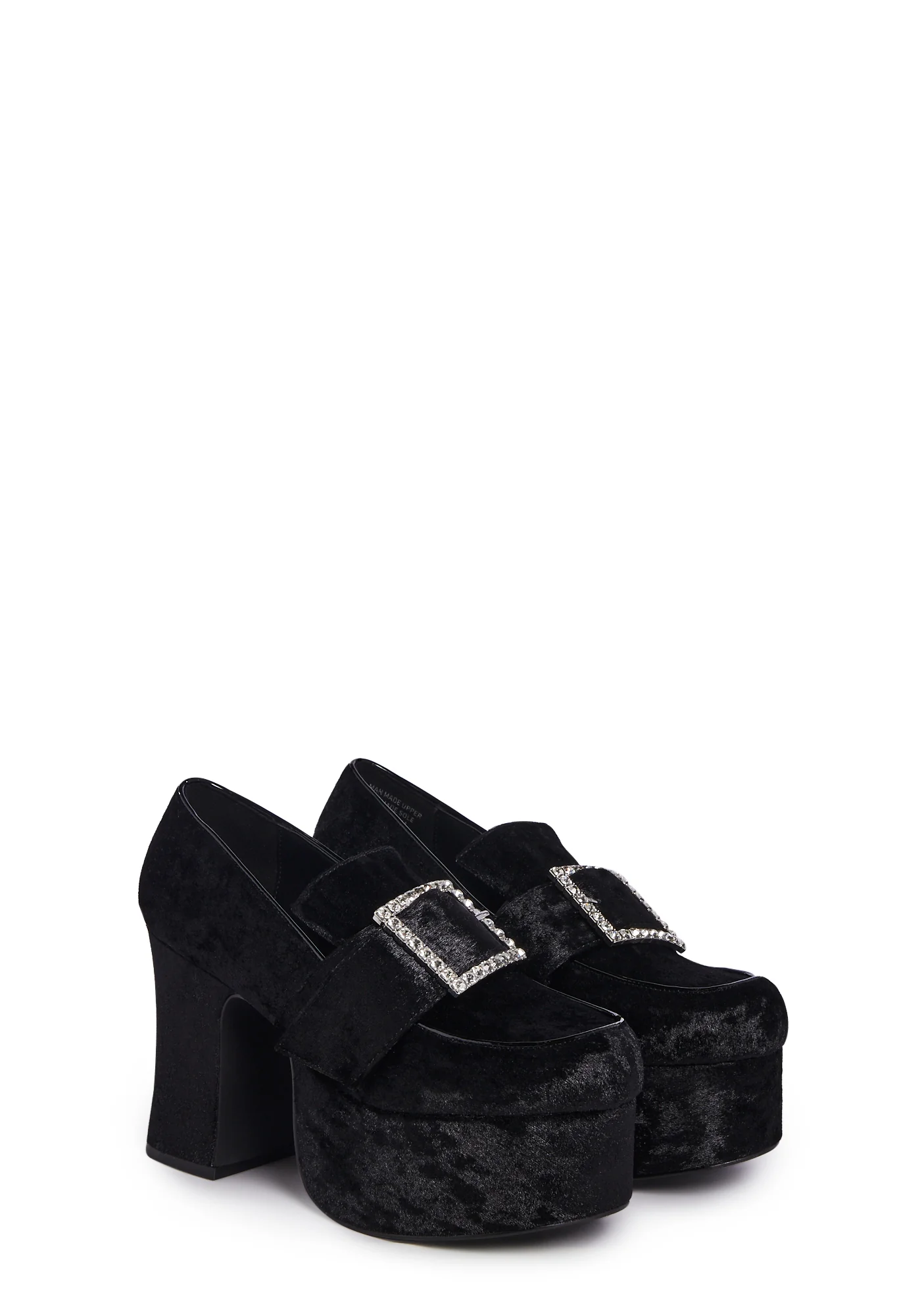 Deelite Qrystal Oxford Platforms - Black - Image 3