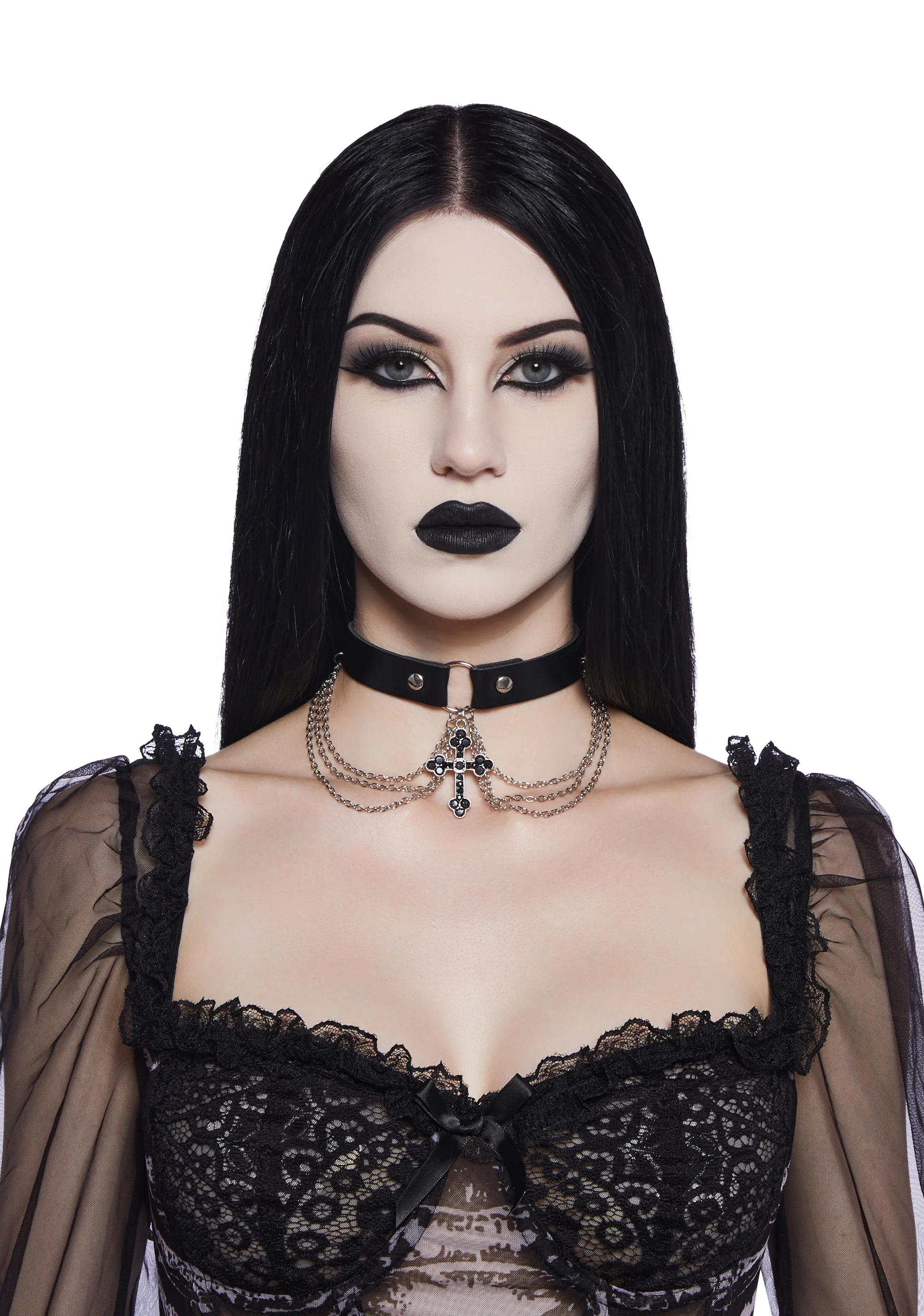 Deep Devotion Cross Choker - Image 4