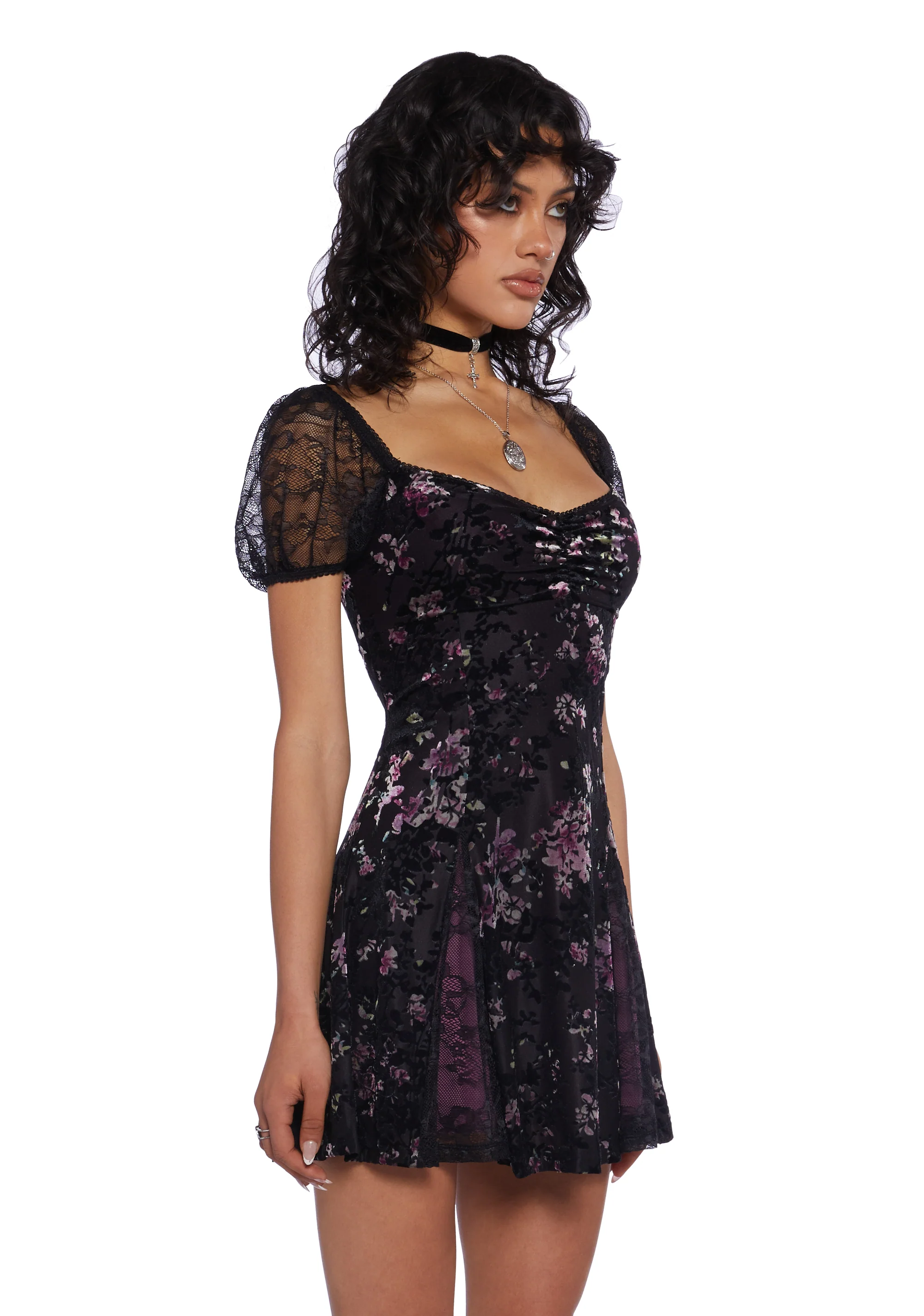 Defiant Love Mini Dress - Purple - Image 3