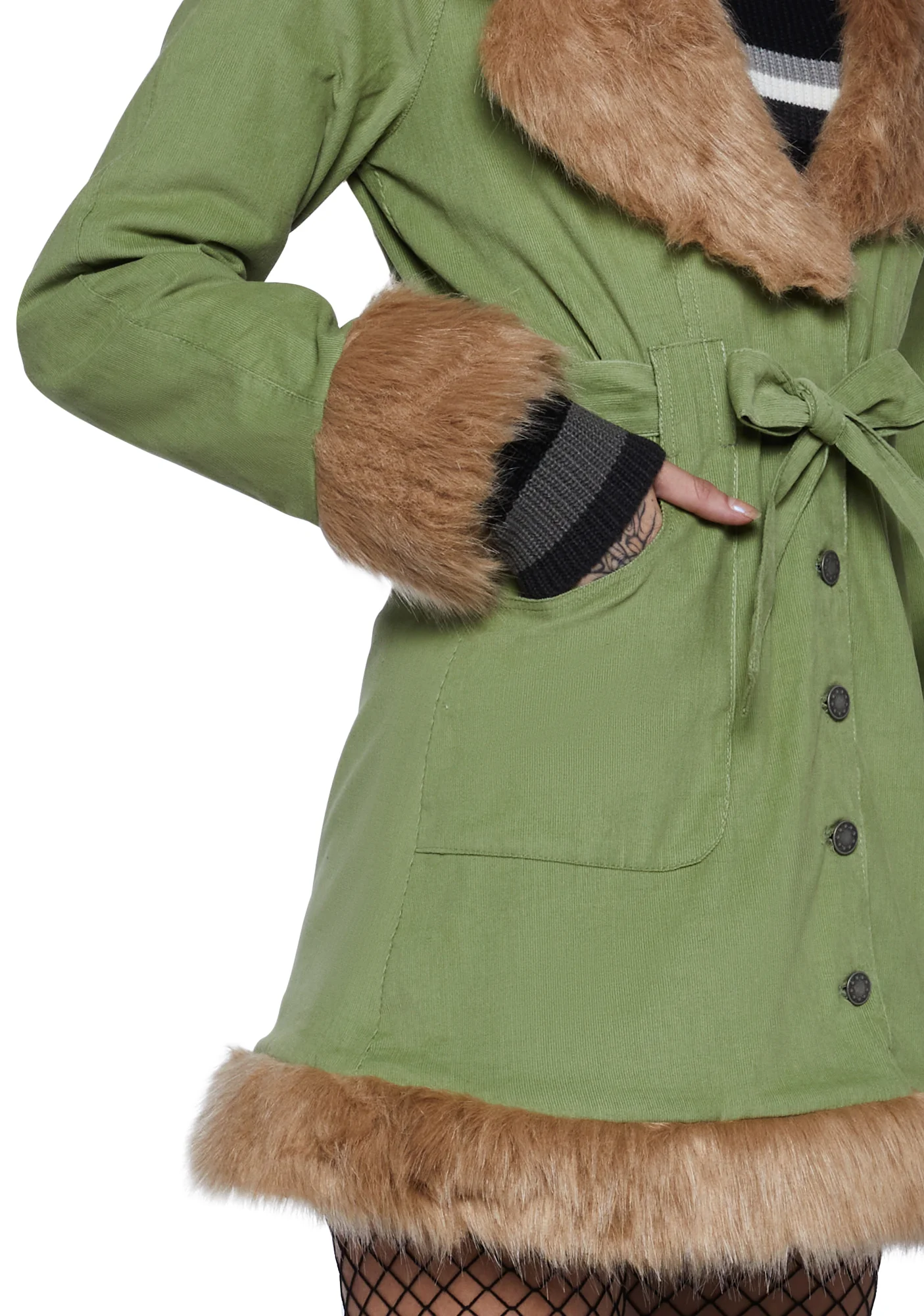 Daisy Dear Sherpa Coat - Image 5