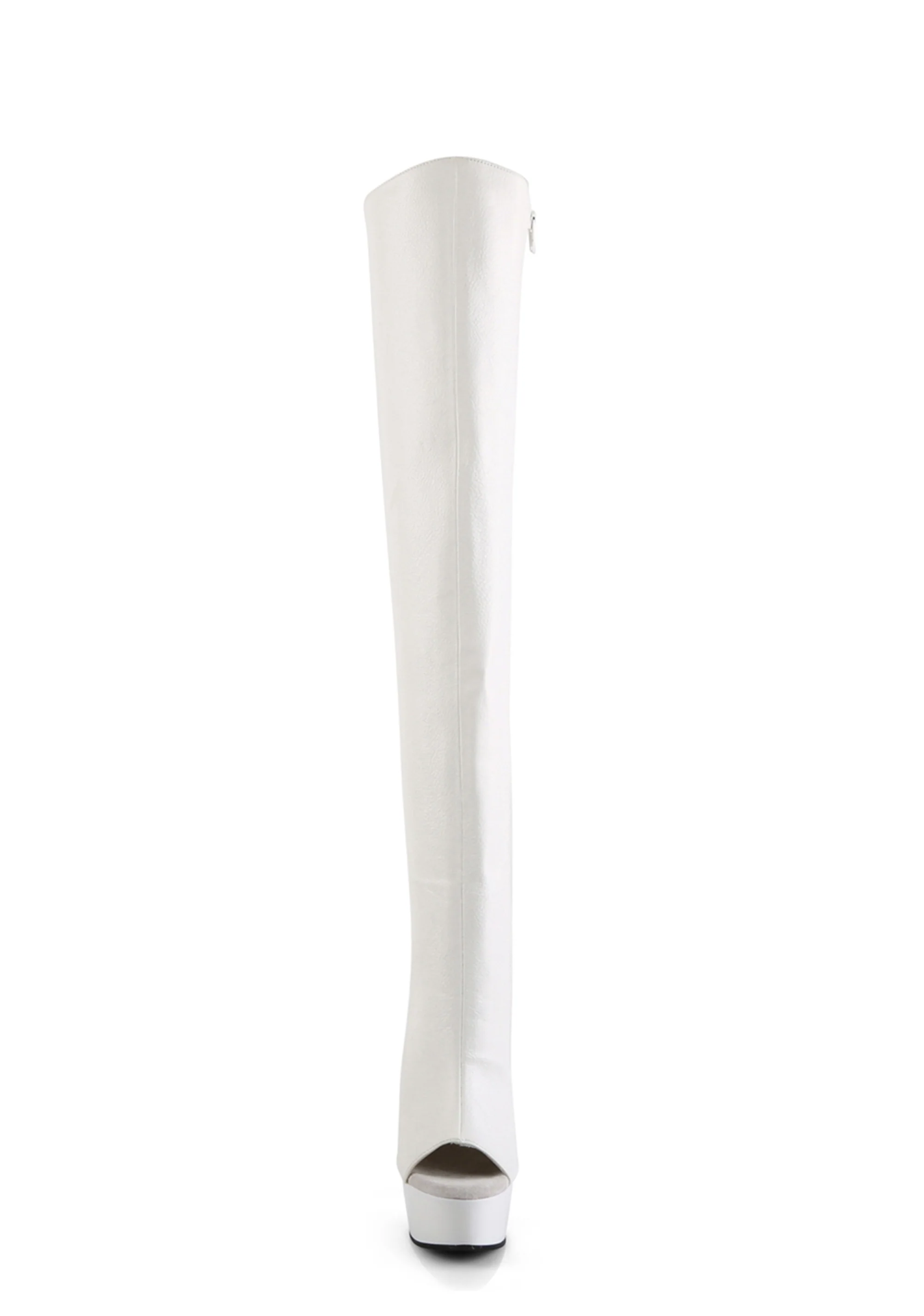 Delight-3019 Platform Over-The-Knee Boots-White - Image 3