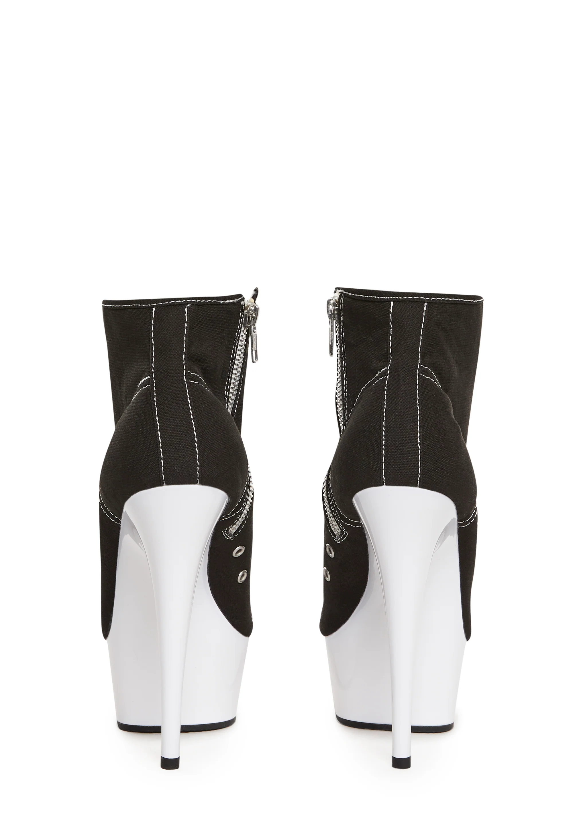 Delight-600SK-02 Platform Canvas Sneeker - Image 4
