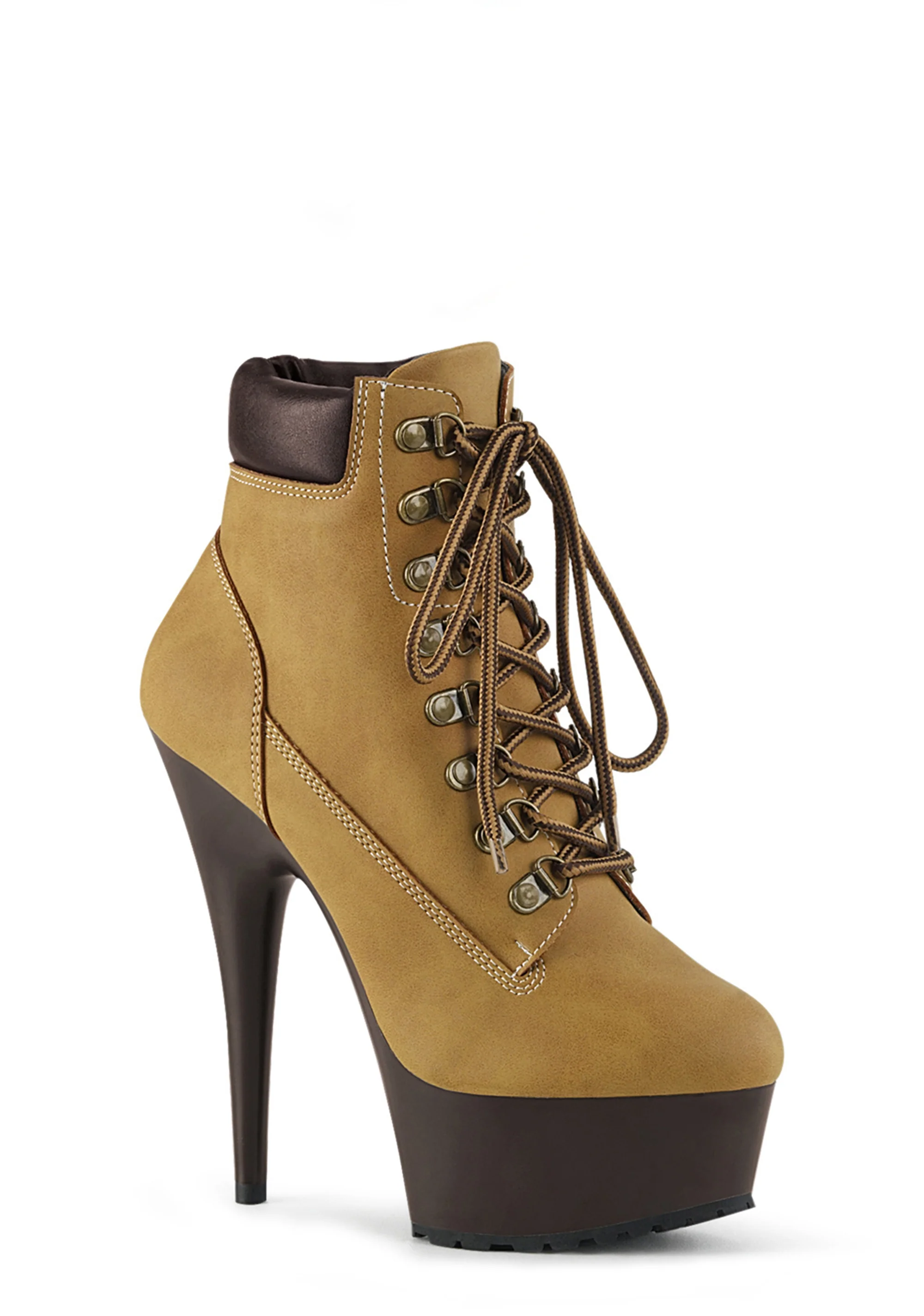 Delight-600TL-02 Lace-Up Booties - Image 2