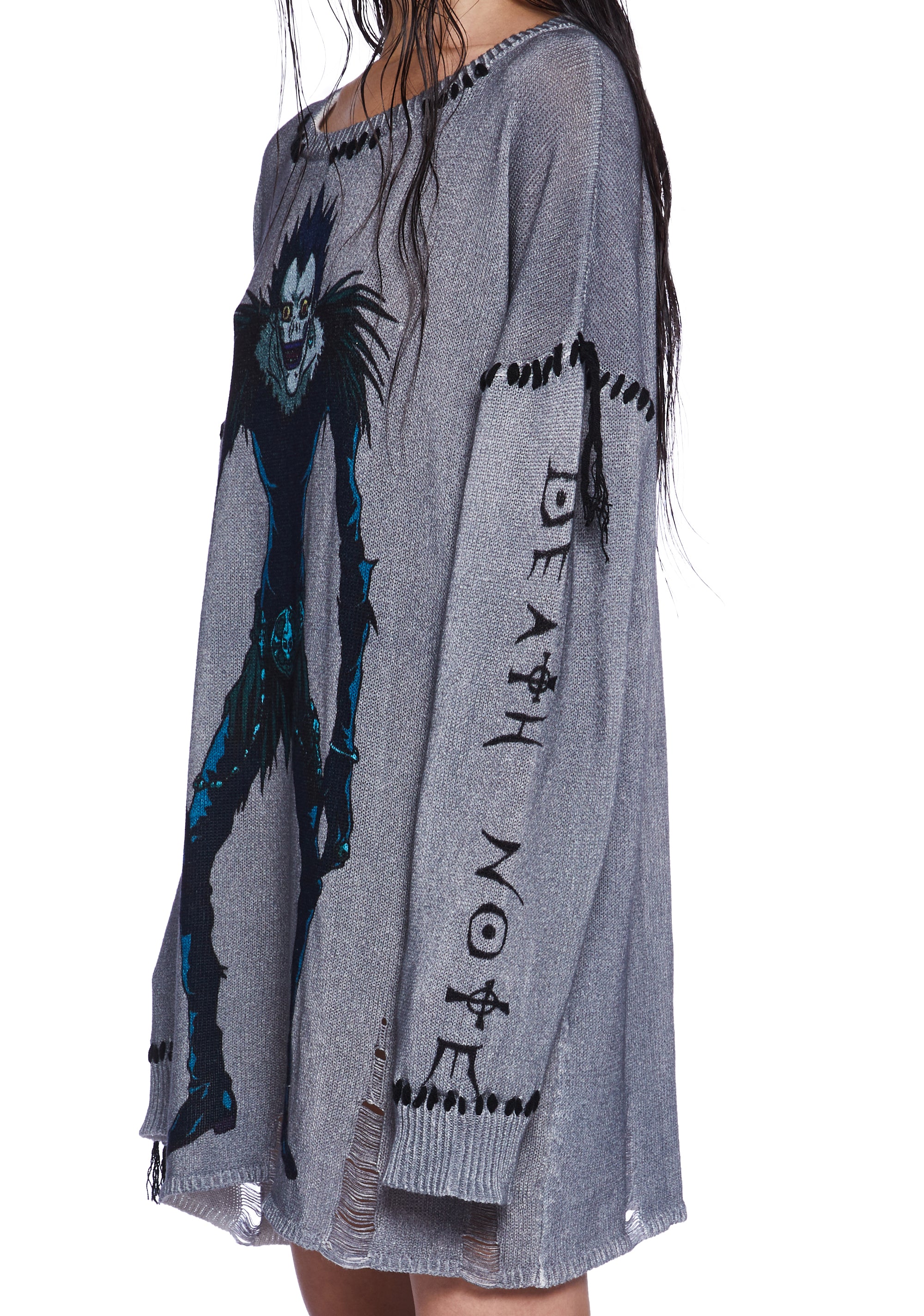 Demon Encounters Oversized Sweater - Image 6