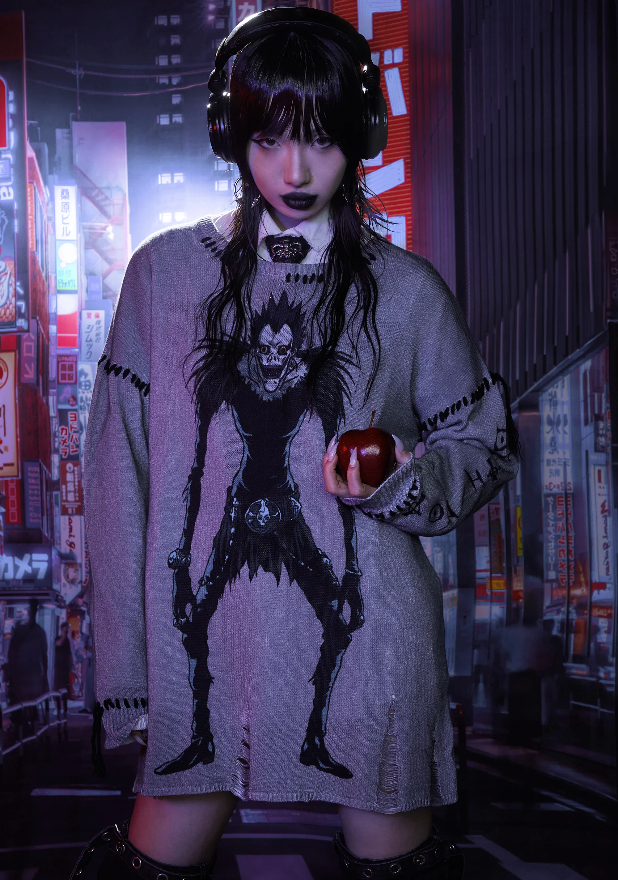 Demon Encounters Oversized Sweater - Image 7