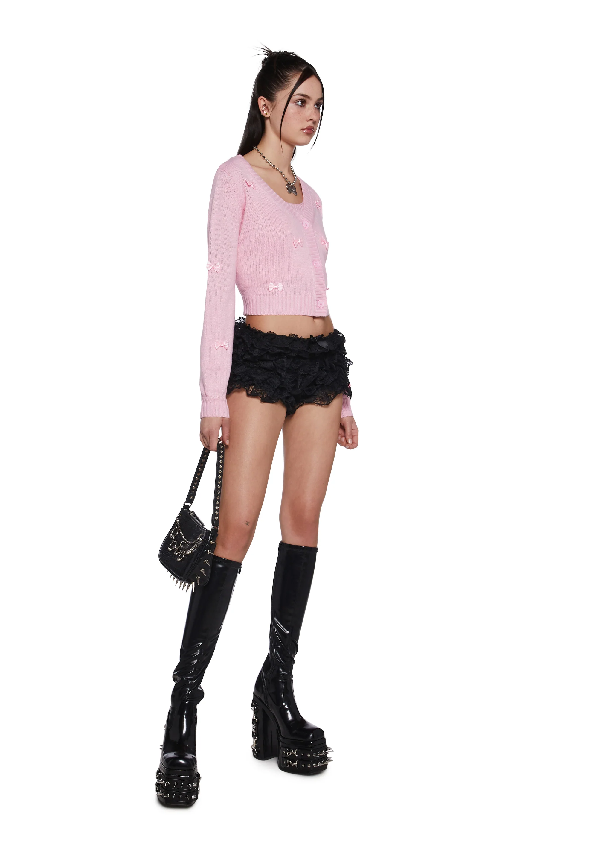 Demure Kiss Cardigan Set - Image 2