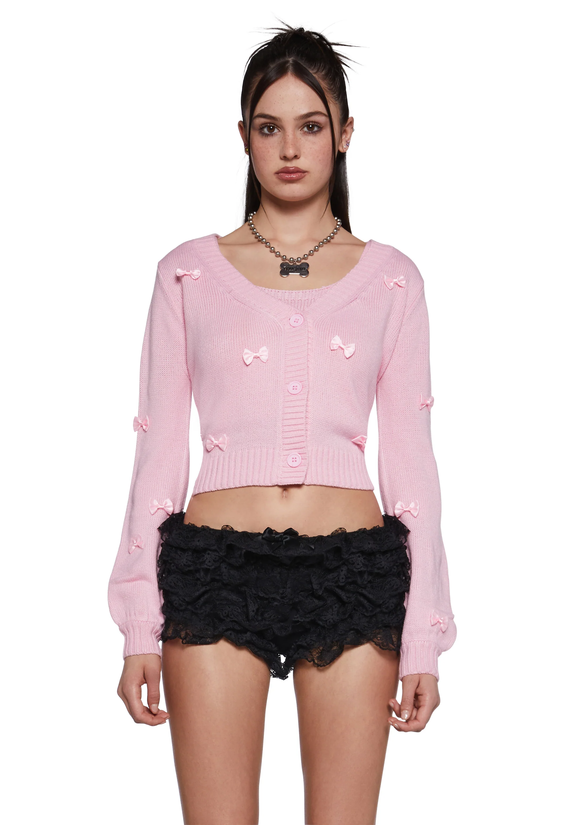 Demure Kiss Cardigan Set - Image 5