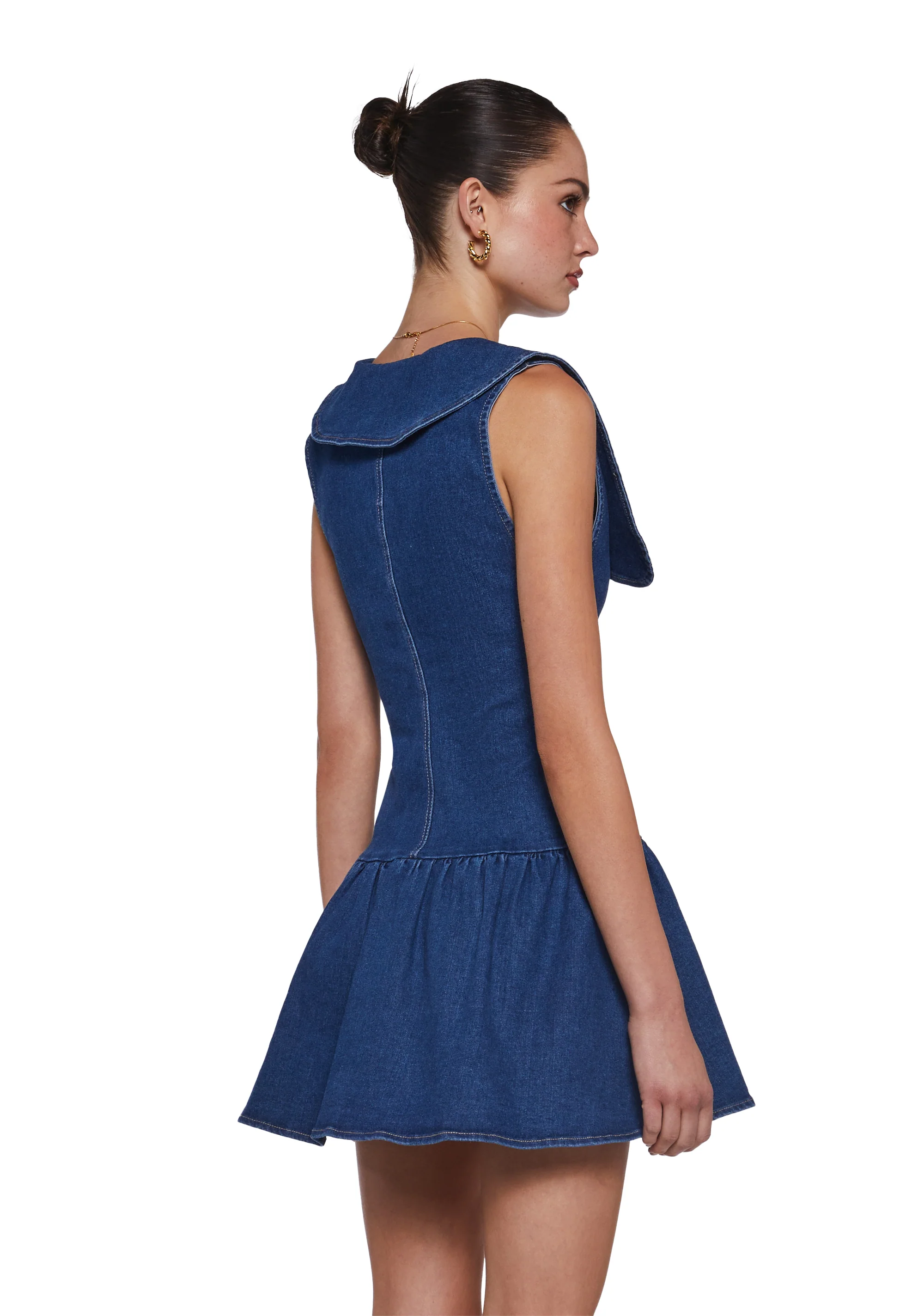 DM Glow Denim Dress - Image 4