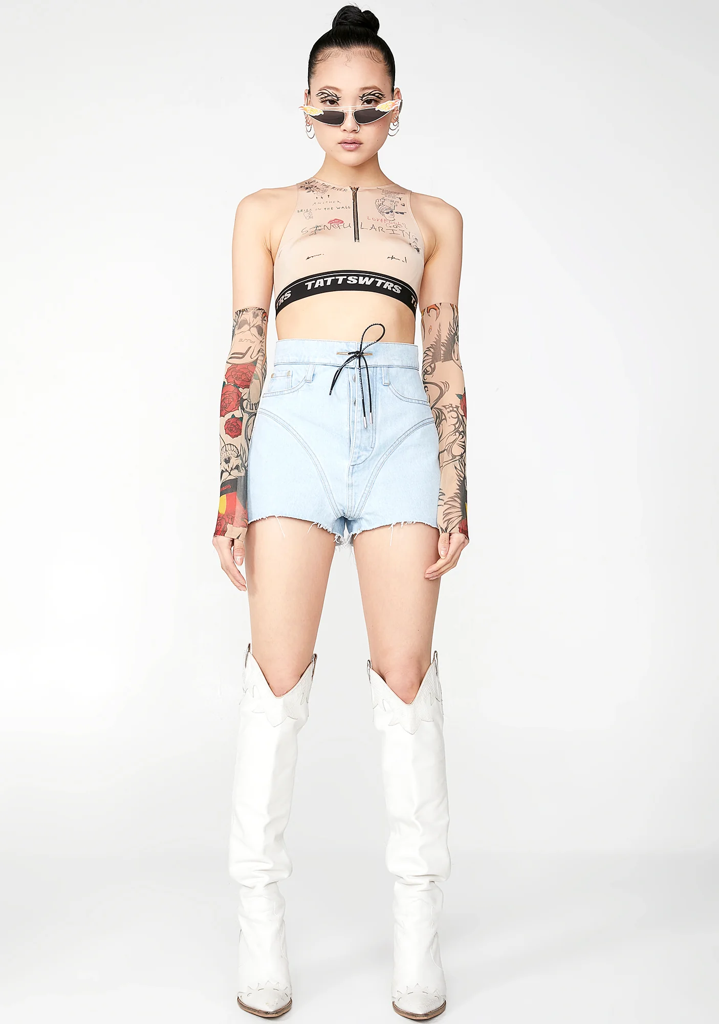 Denim Shorts - Image 3