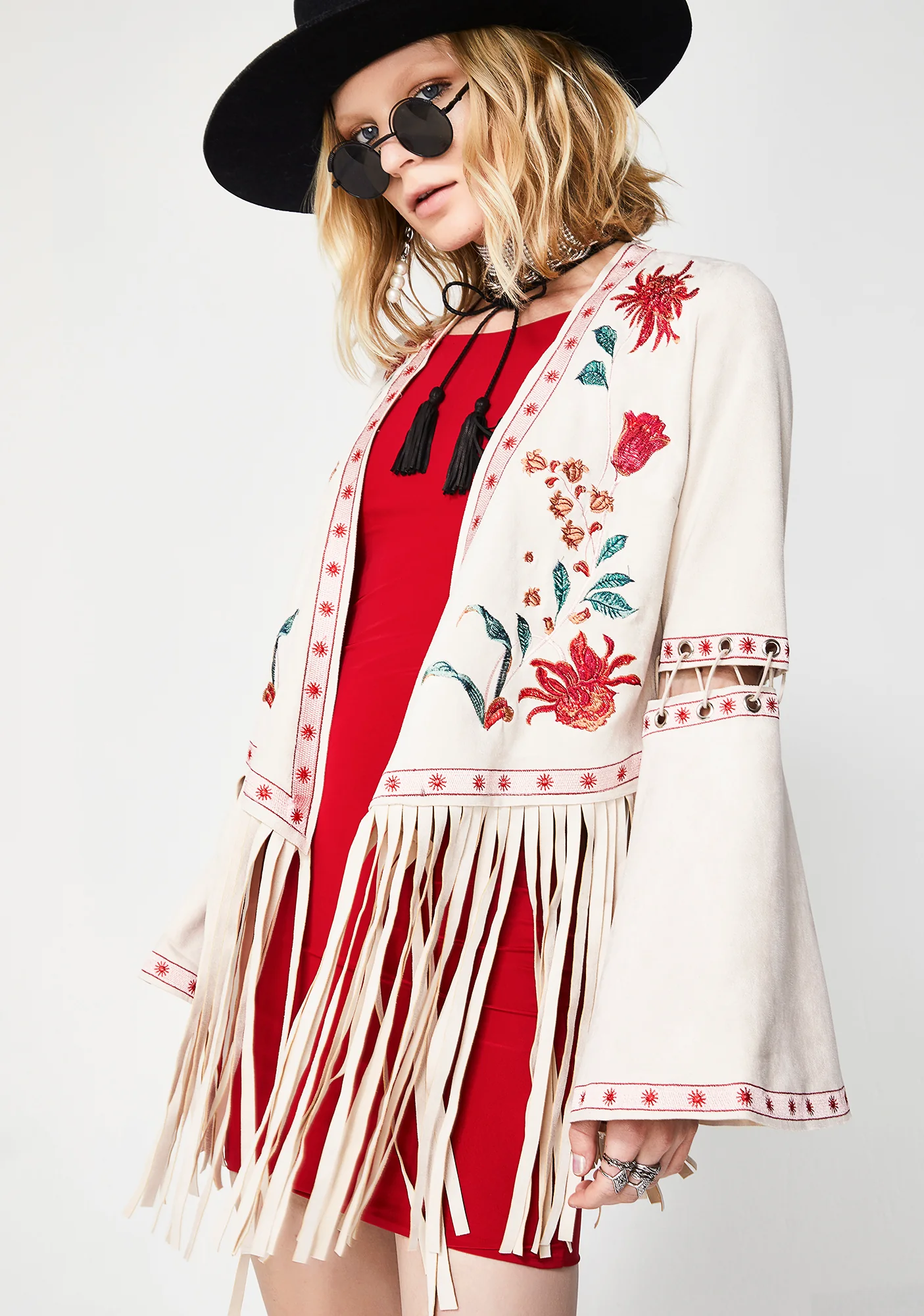 Desert Bloom Embroidered Jacket - Image 2
