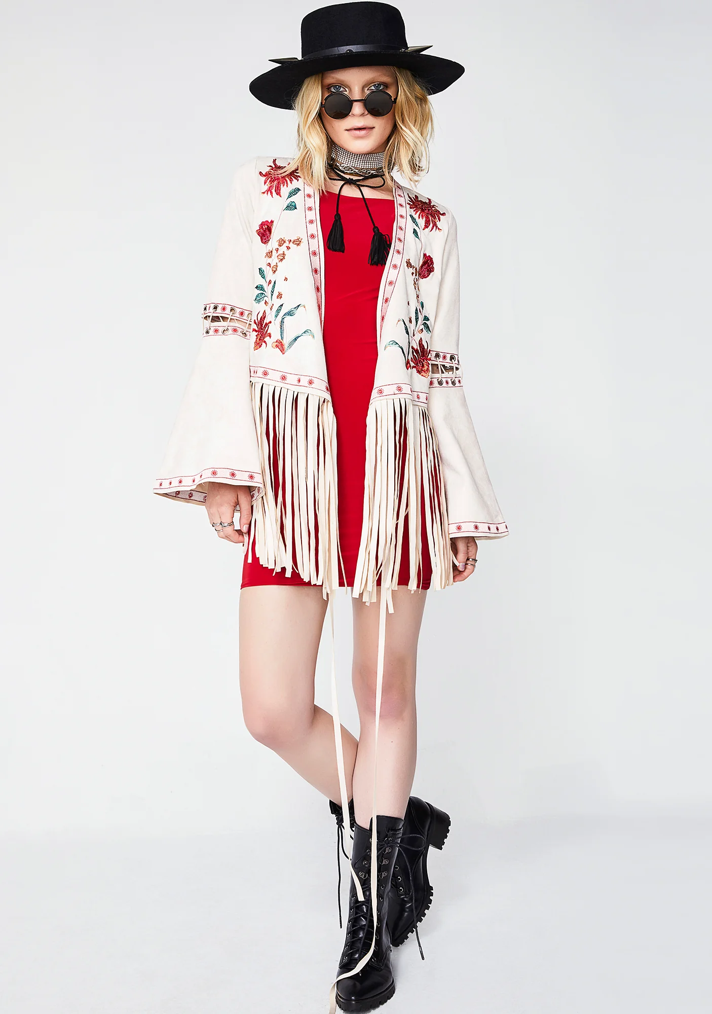 Desert Bloom Embroidered Jacket - Image 5