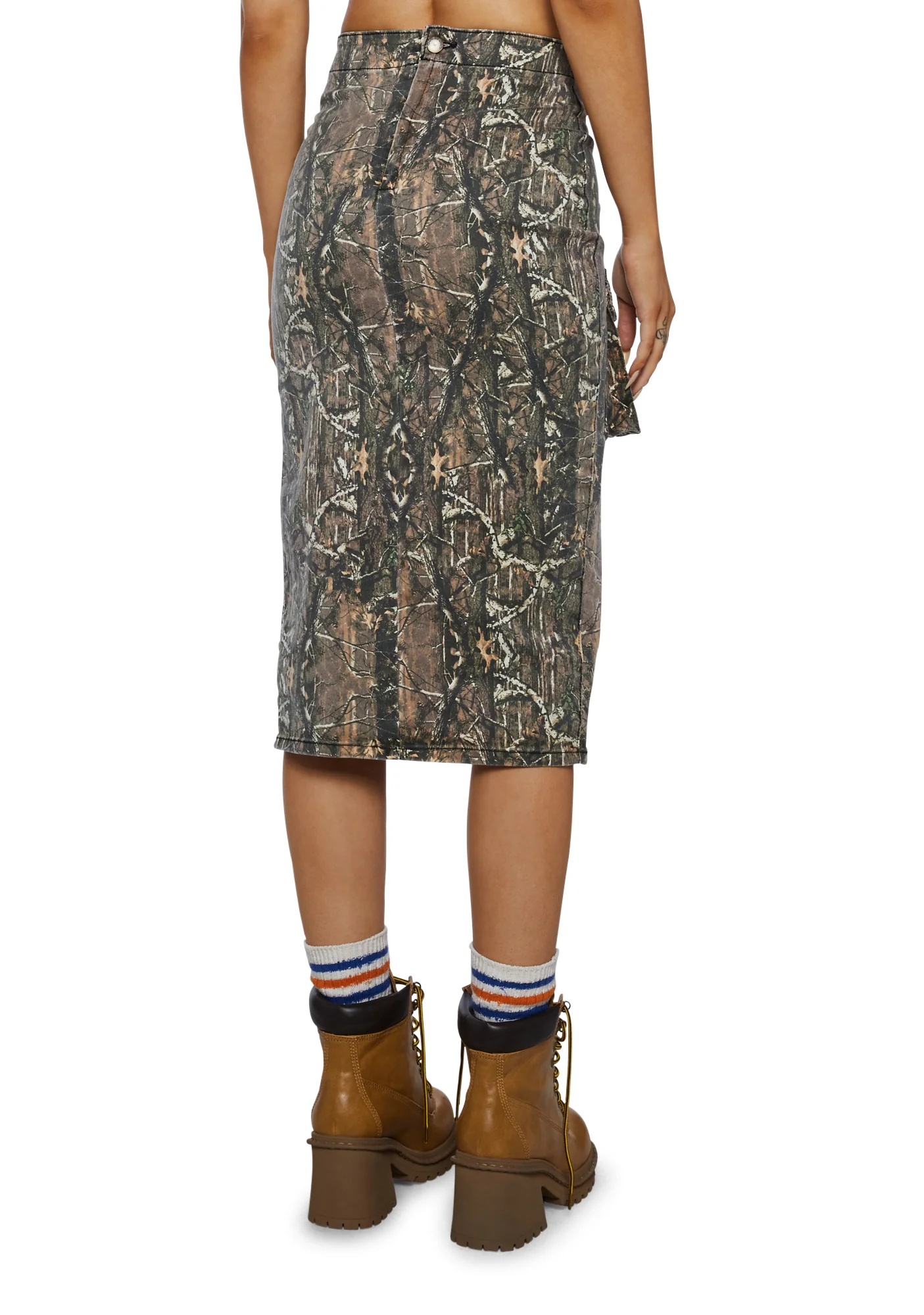 Desert Hero Midi Skirt- Green - Image 4
