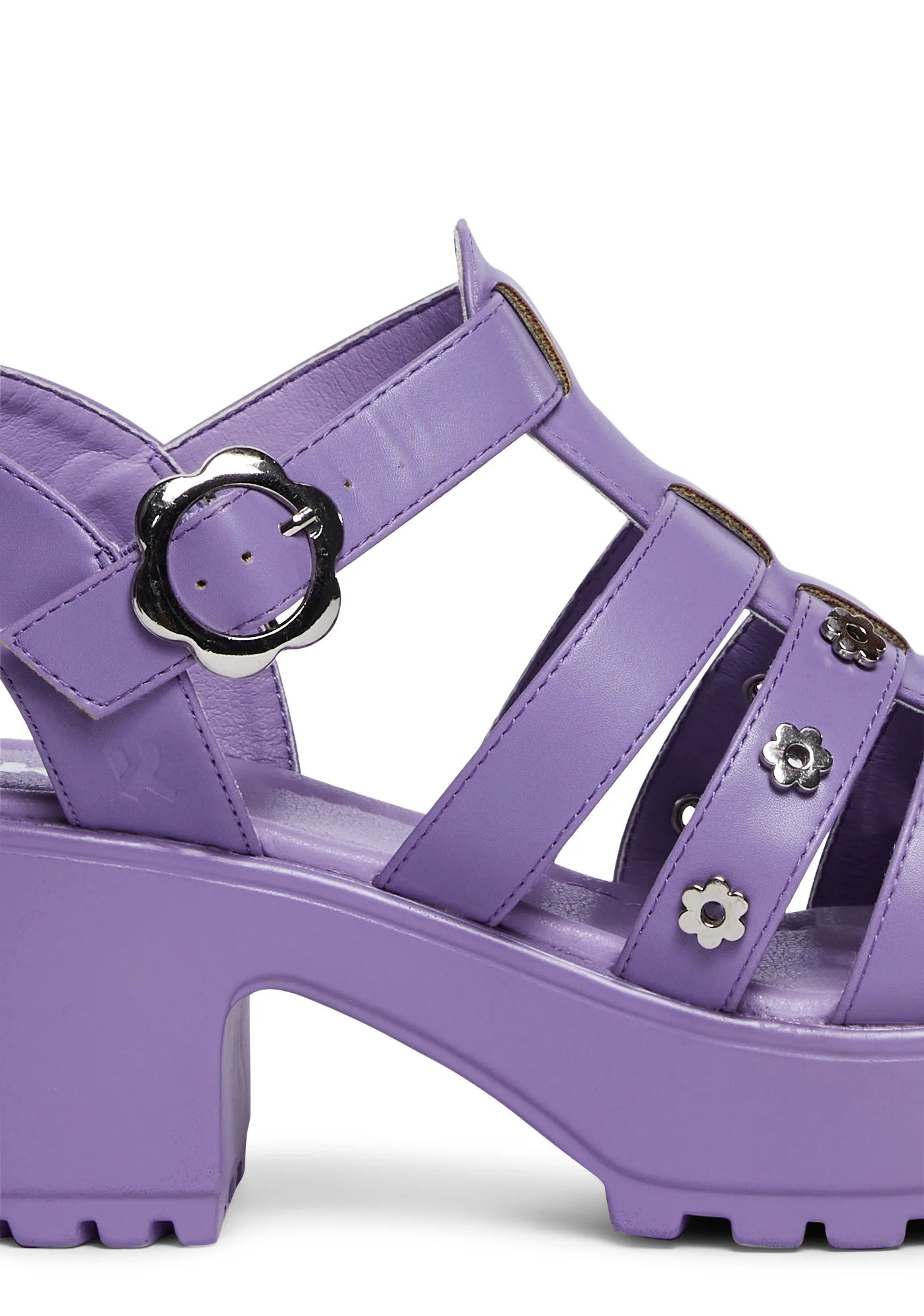 Desert Paradise Platform Sandals - Orchid Flower - Image 2