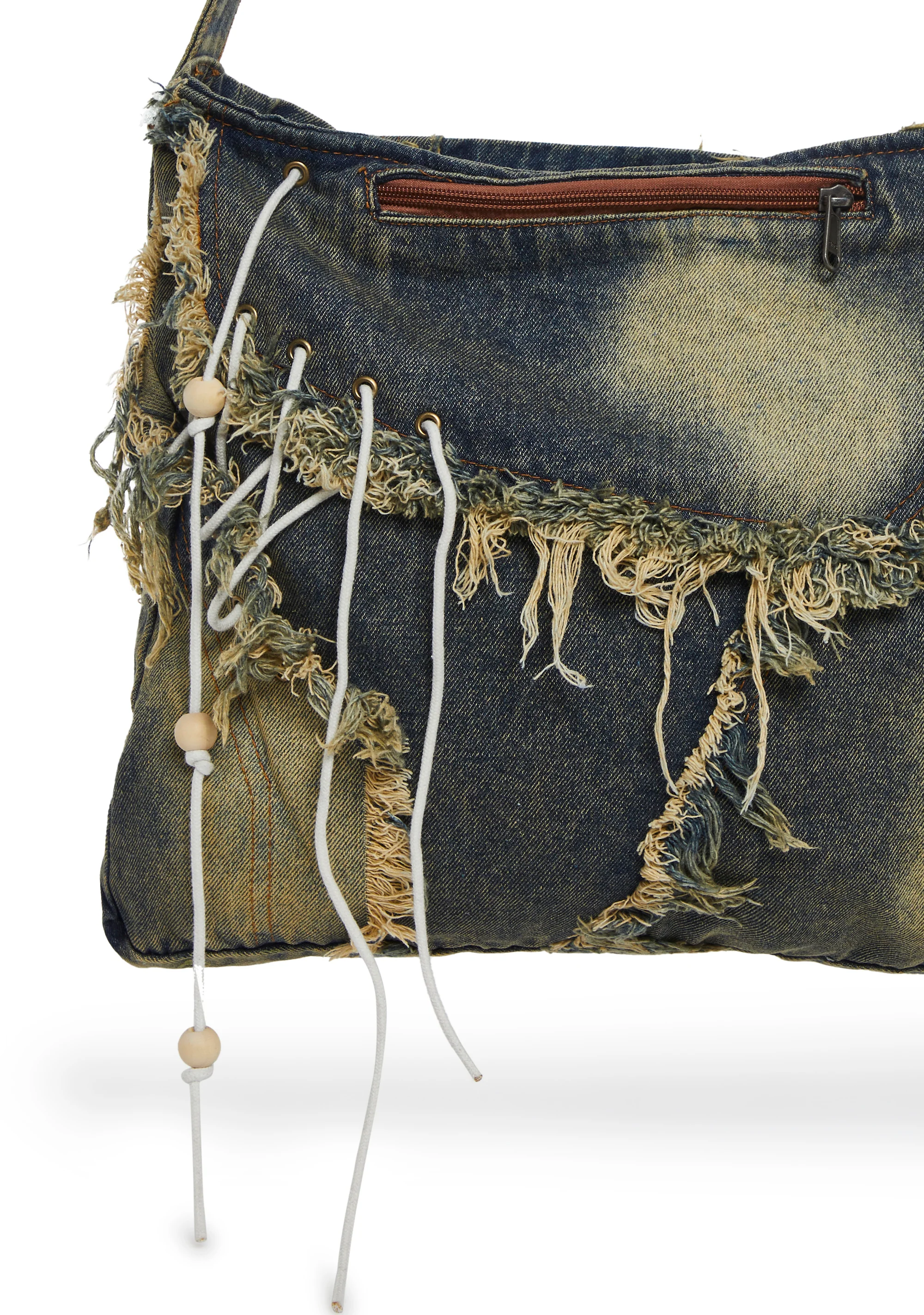 Desert Wind Denim Shoulder Bag - Image 6