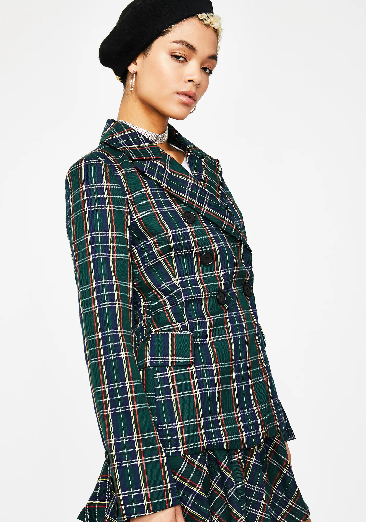 Designer Dollz Plaid Blazer - Image 2