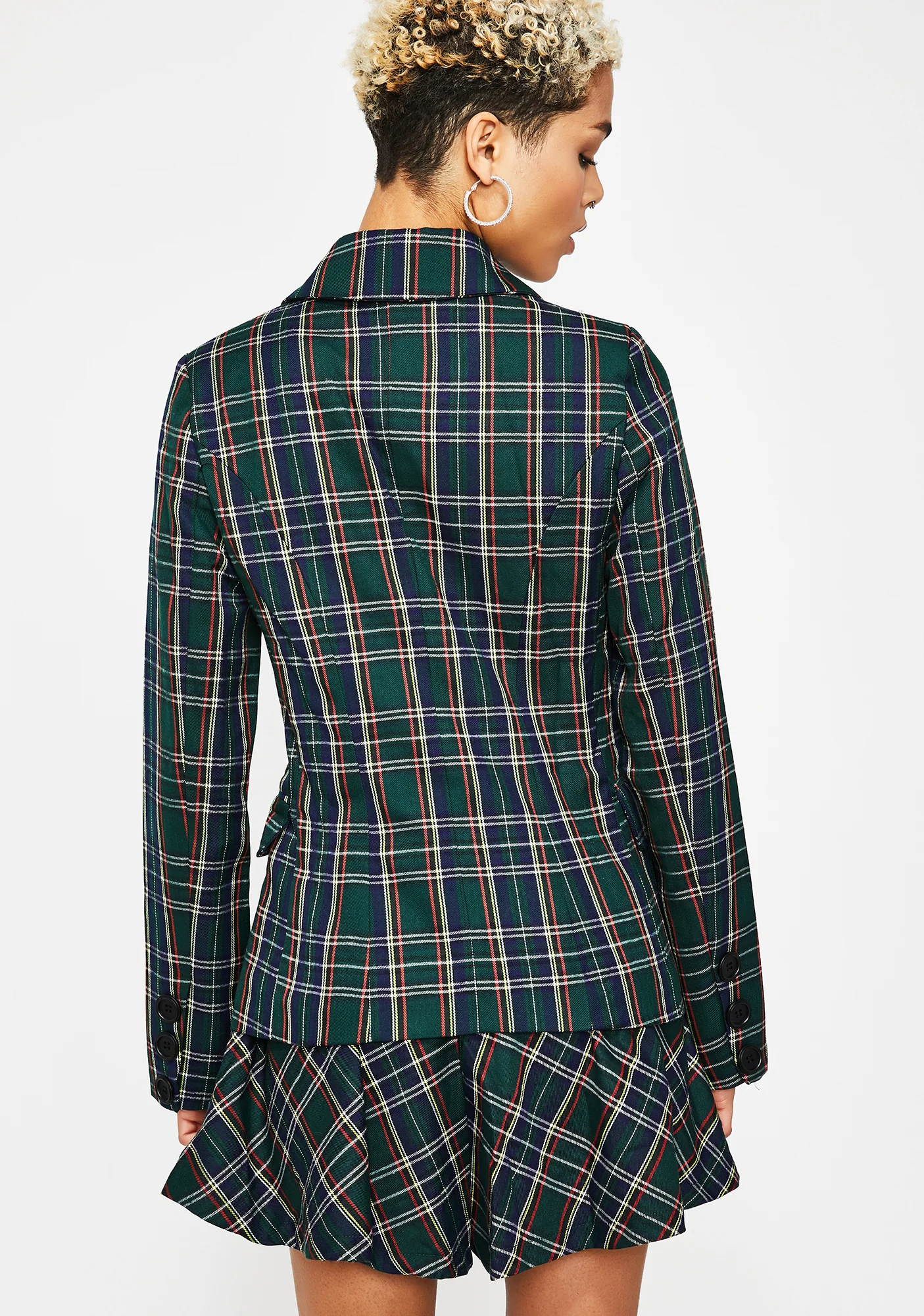 Designer Dollz Plaid Blazer - Image 4