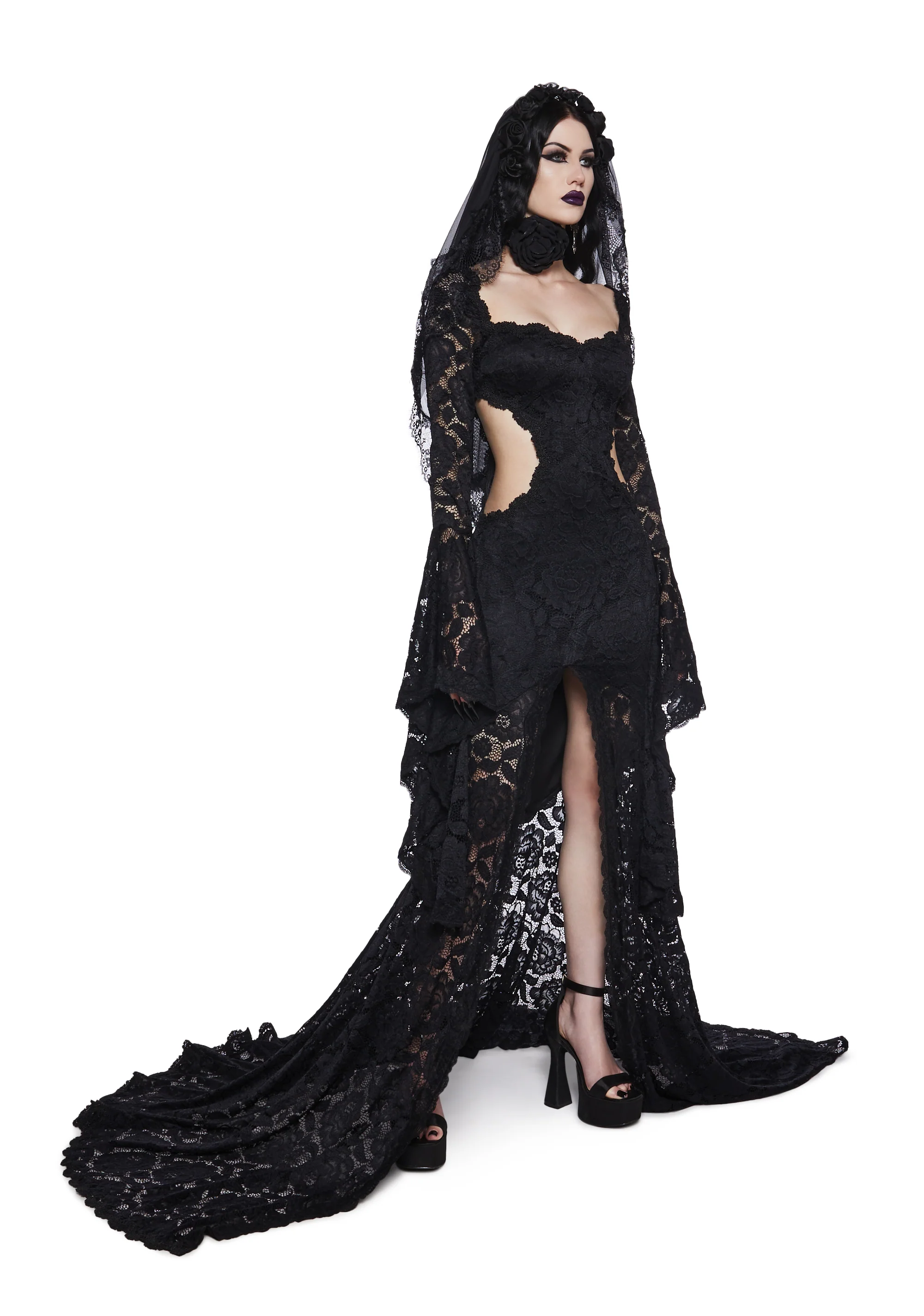 Desired Occasions Maxi Dress - Black - Image 5