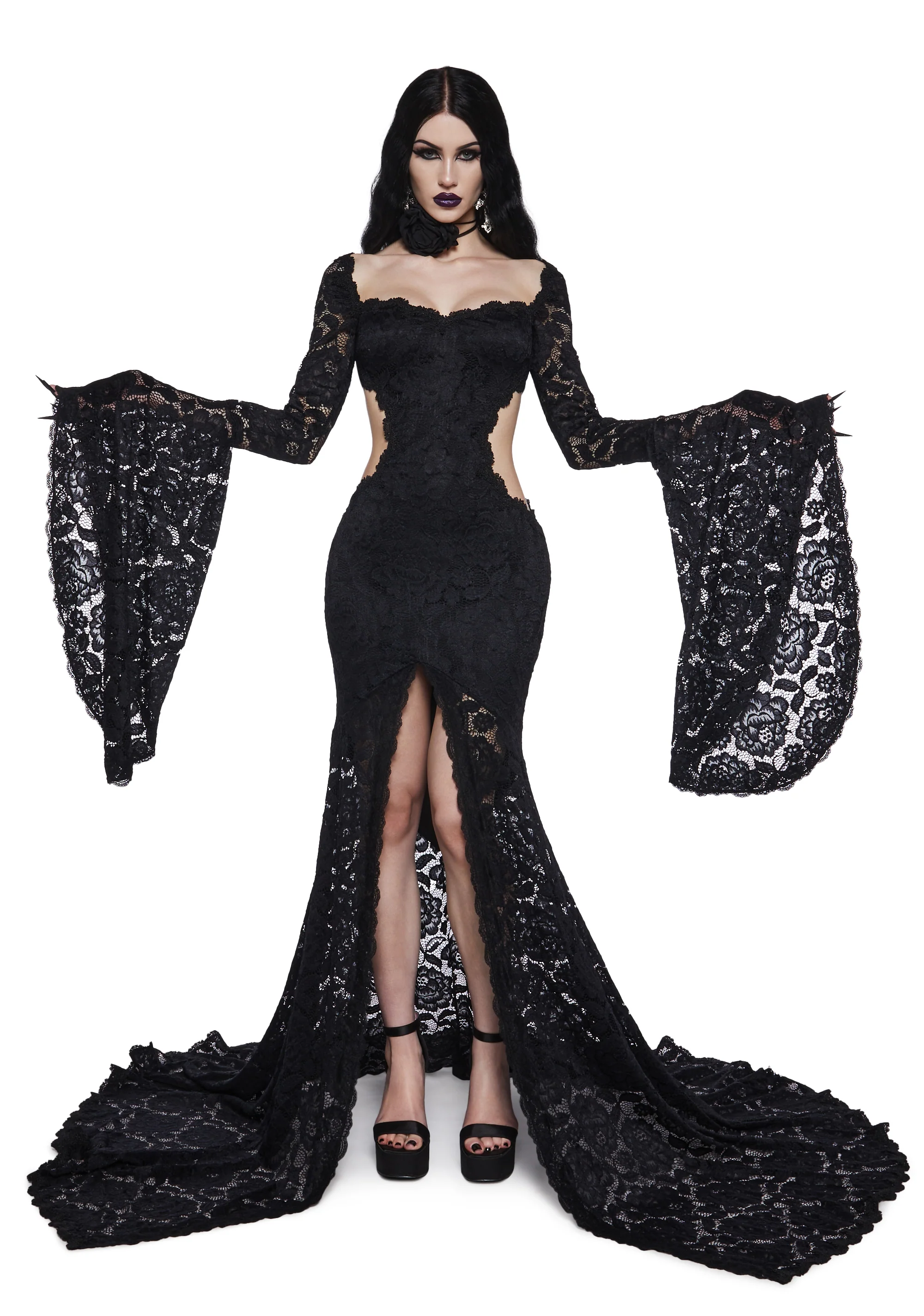 Desired Occasions Maxi Dress - Black - Image 6