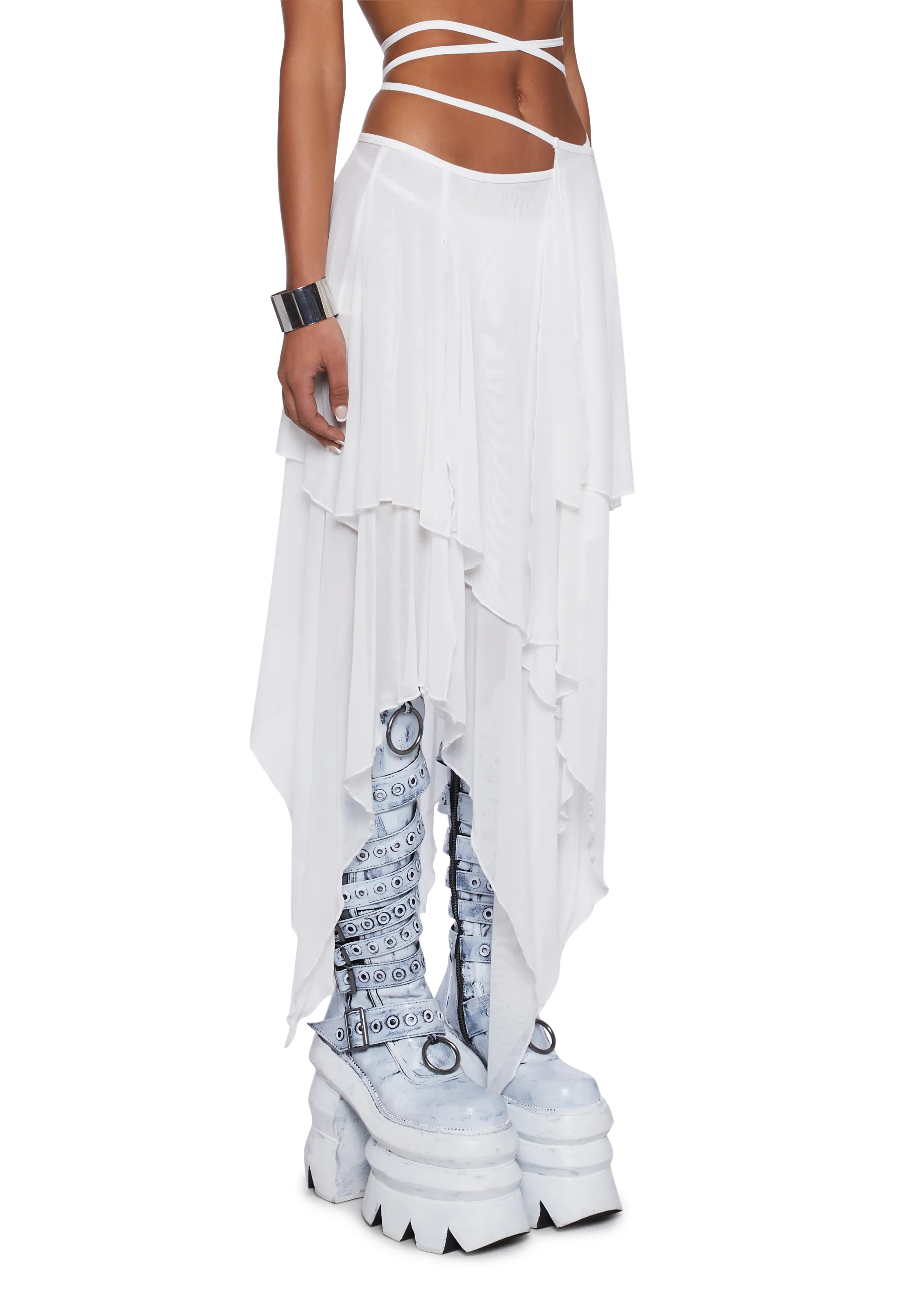Desolate Dystopia Midi Skirt - Image 3