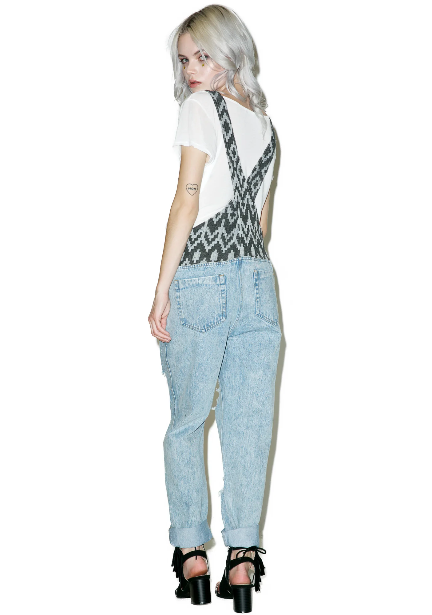 Desperado Distressed Overalls - Image 4