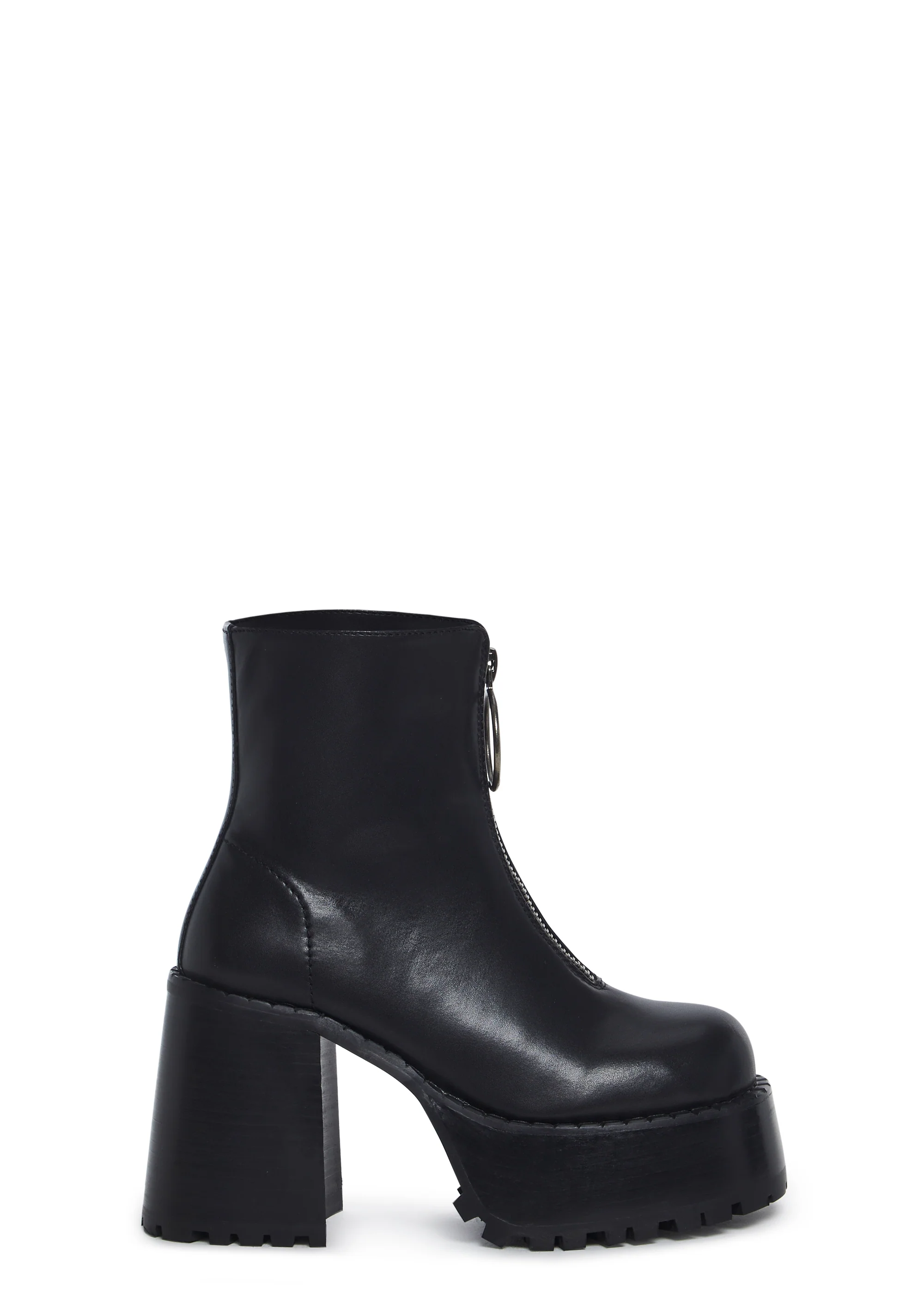 Detention Hall Platform Boots - Black - Image 2