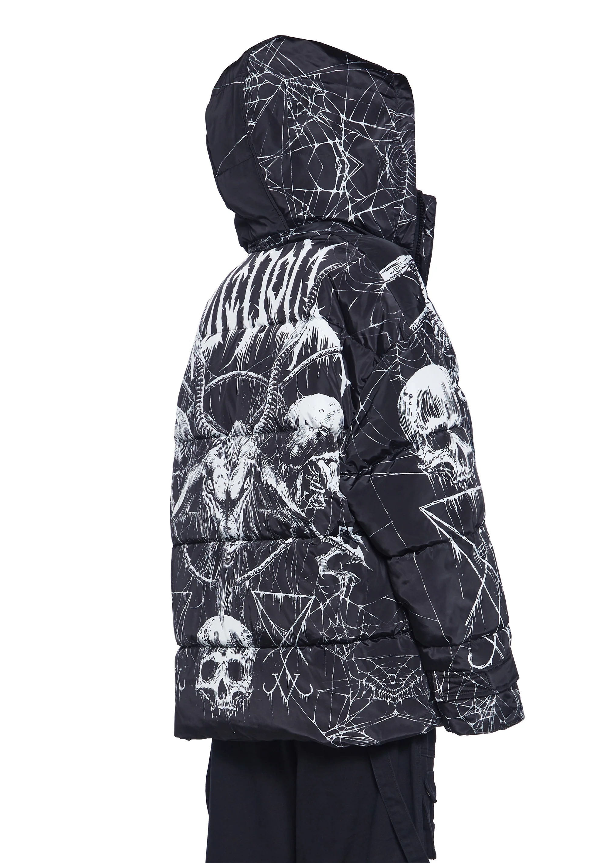 Devilish Descent Puffer Jacket - Image 5