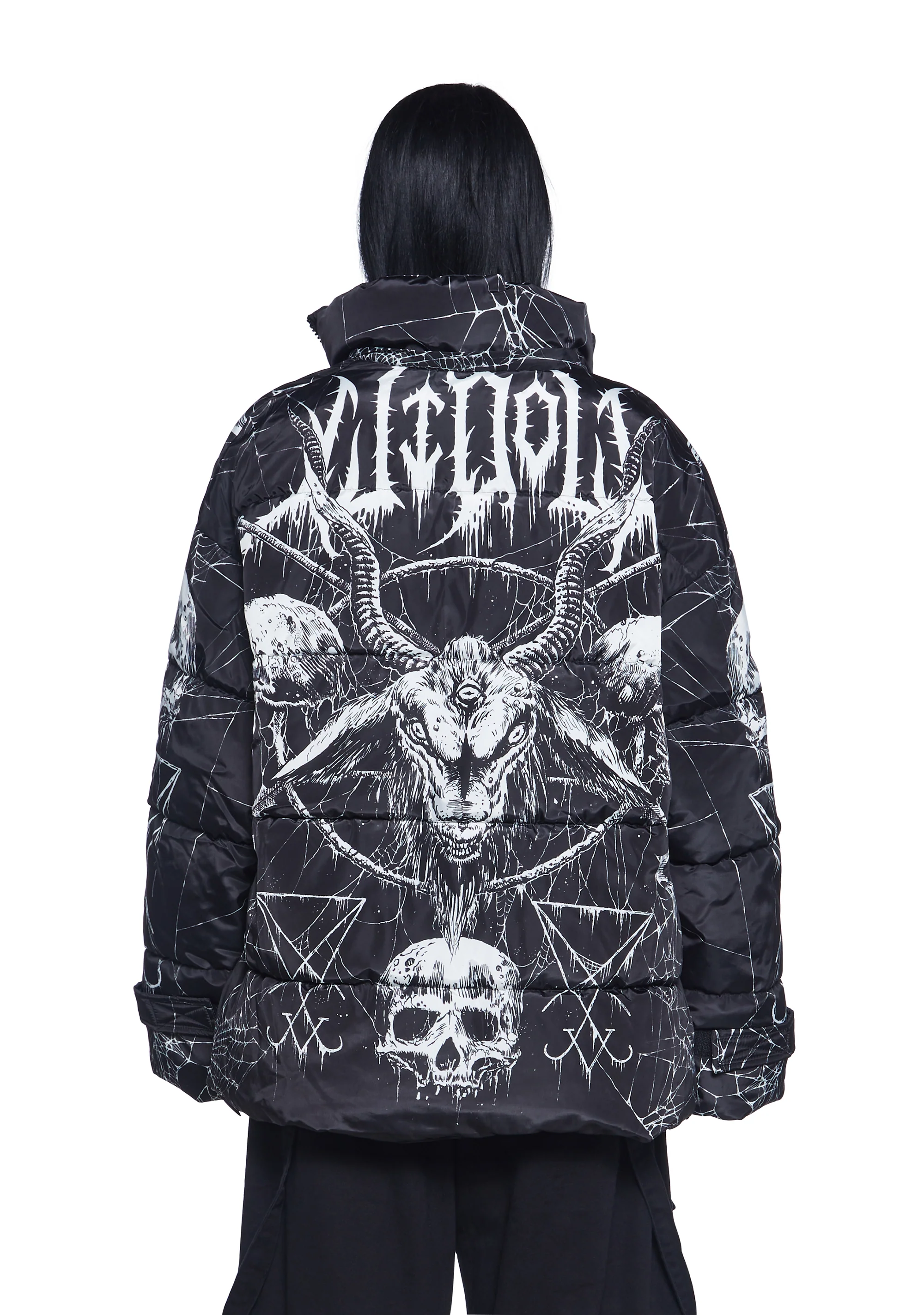 Devilish Descent Puffer Jacket - Image 6