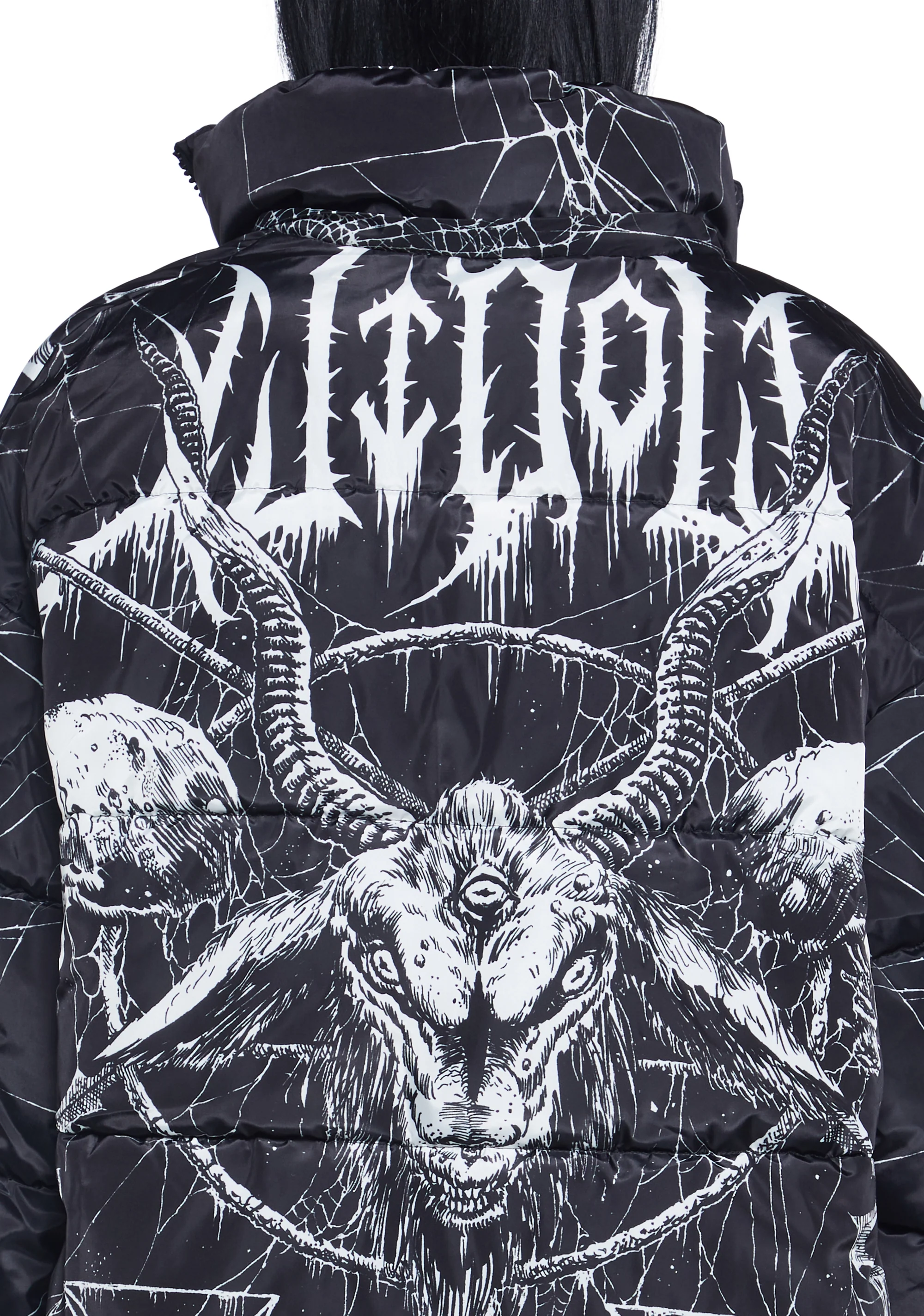 Devilish Descent Puffer Jacket - Image 7