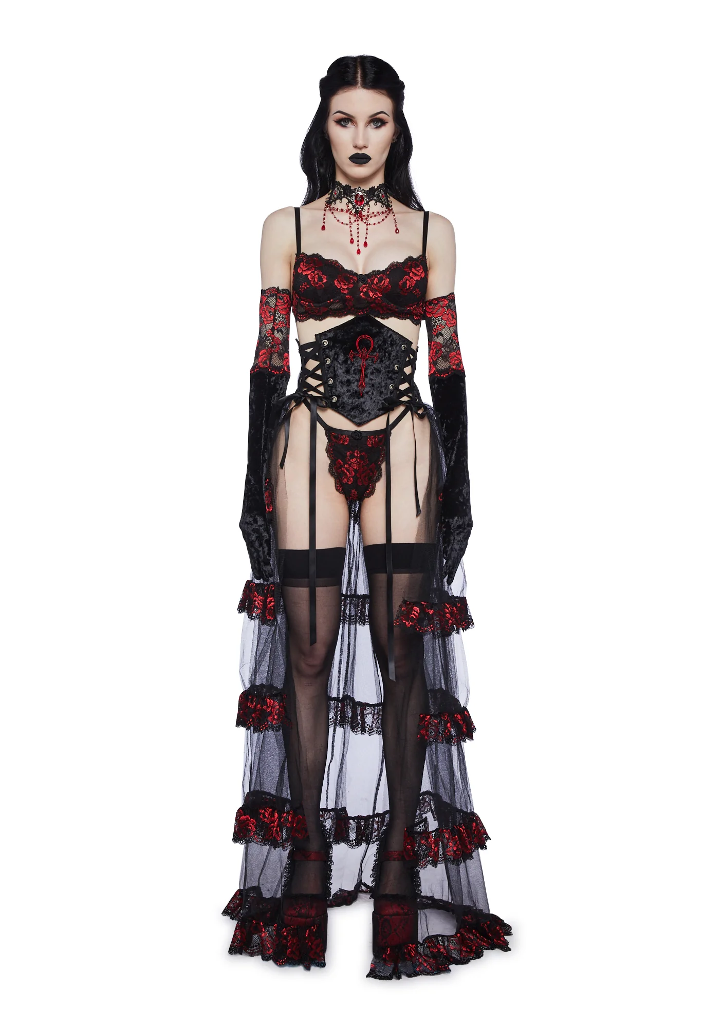Gothic Fires Waist Cincher Set - Image 5