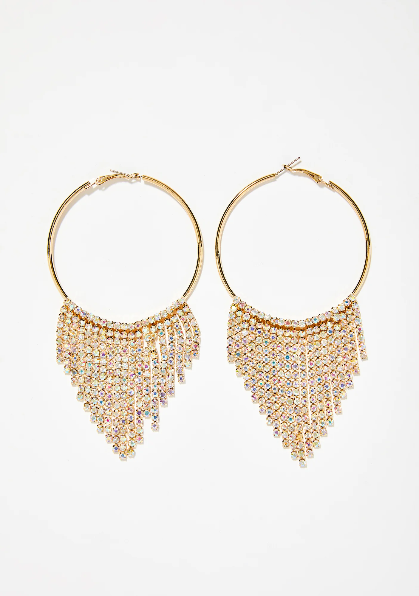 Diamonds Or Nothin' Rhinestone Earrings - Image 2