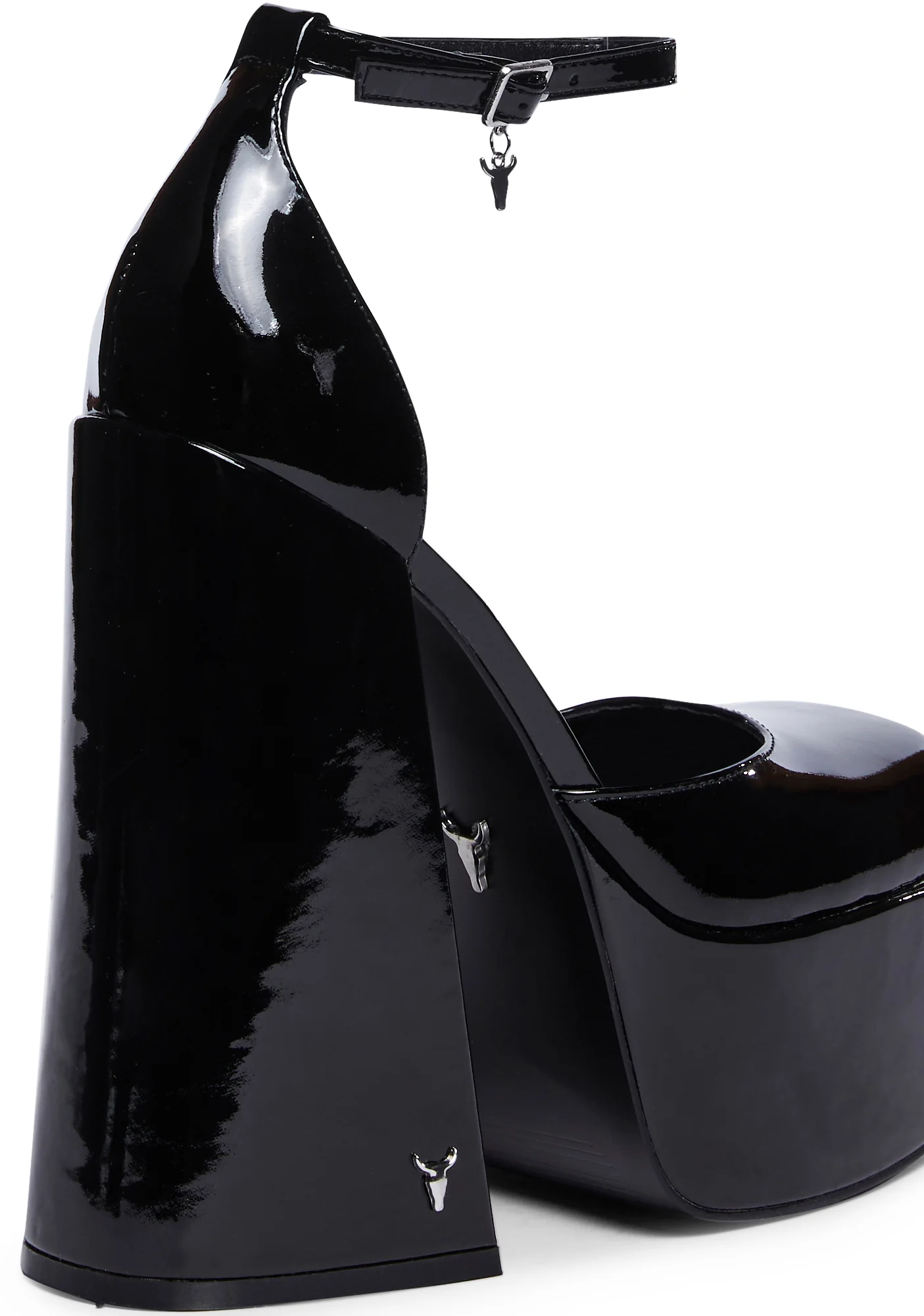 Diamonds Patent Leather Heels - Image 2