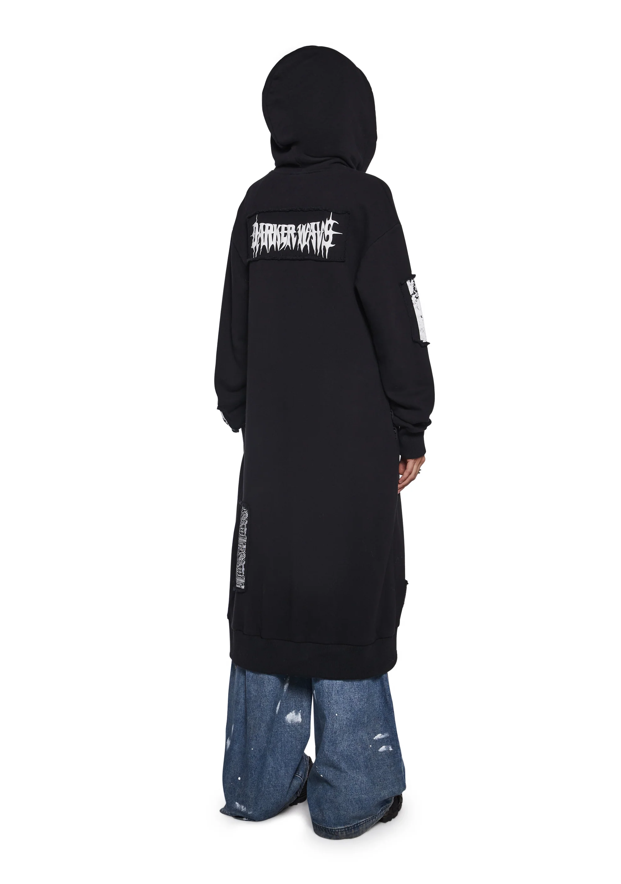 Diatonic Hoodie Duster With Patches - Image 4