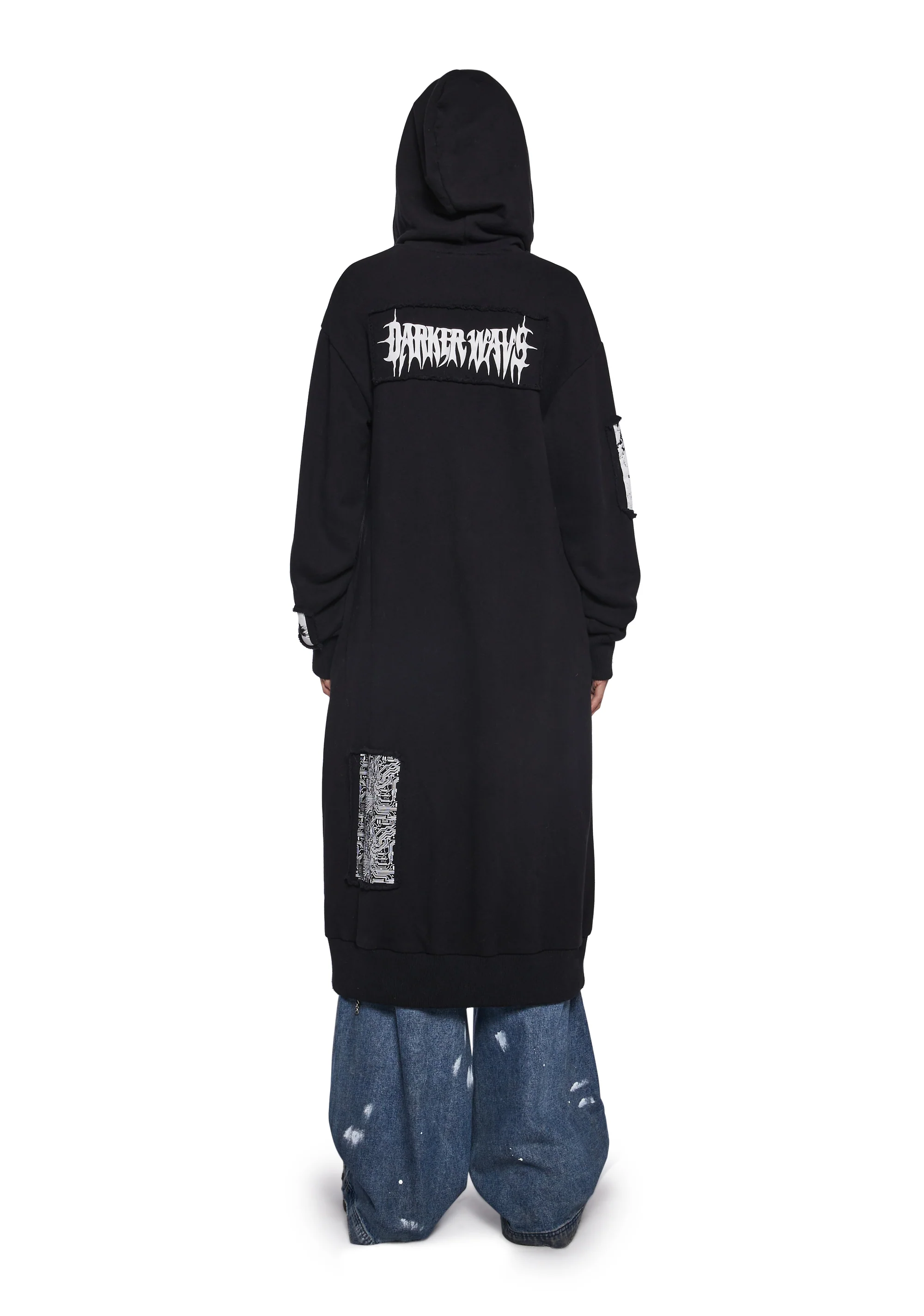 Diatonic Hoodie Duster With Patches - Image 9