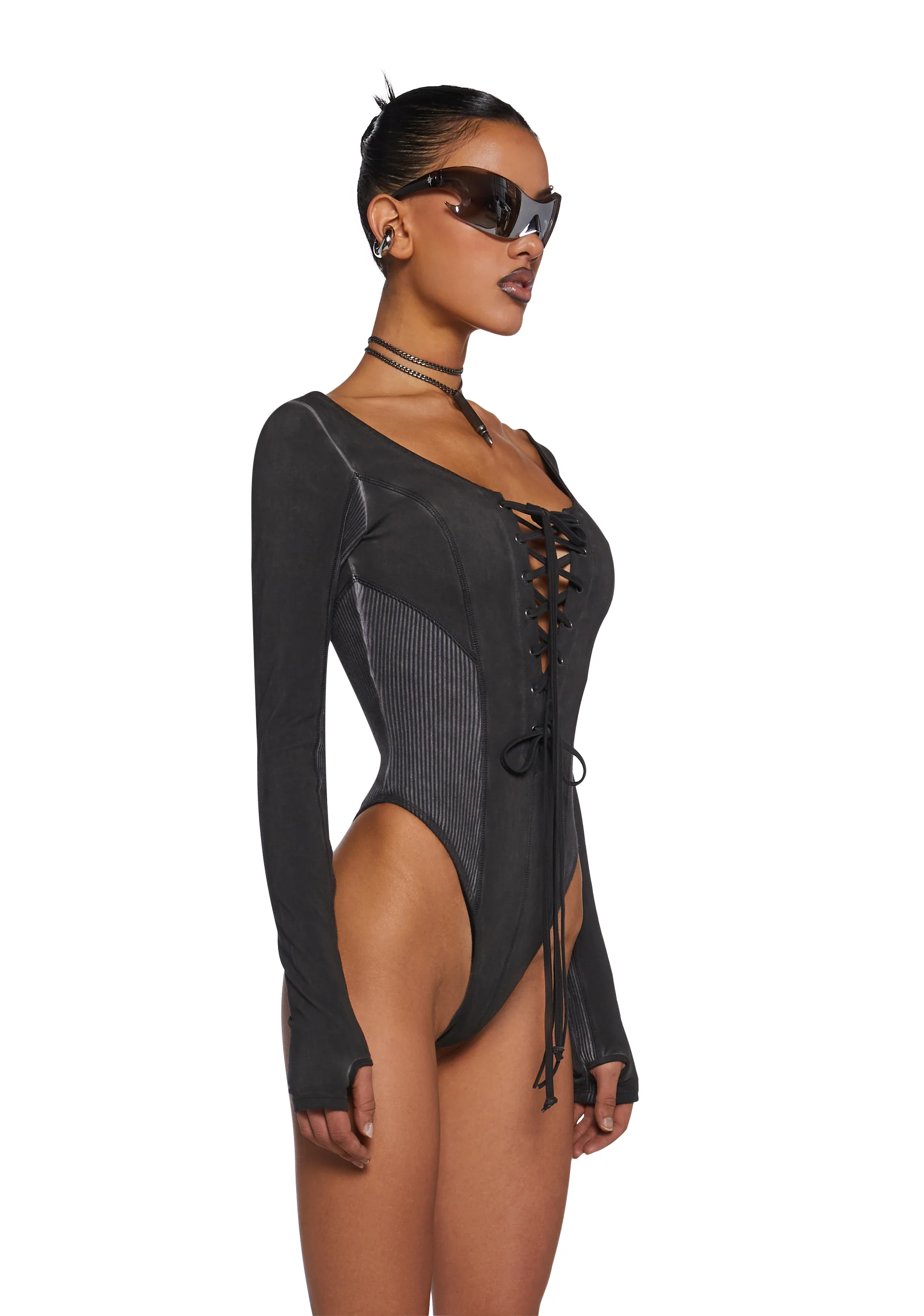 Diatonic Jersey Ribbed Bodysuit - Image 3