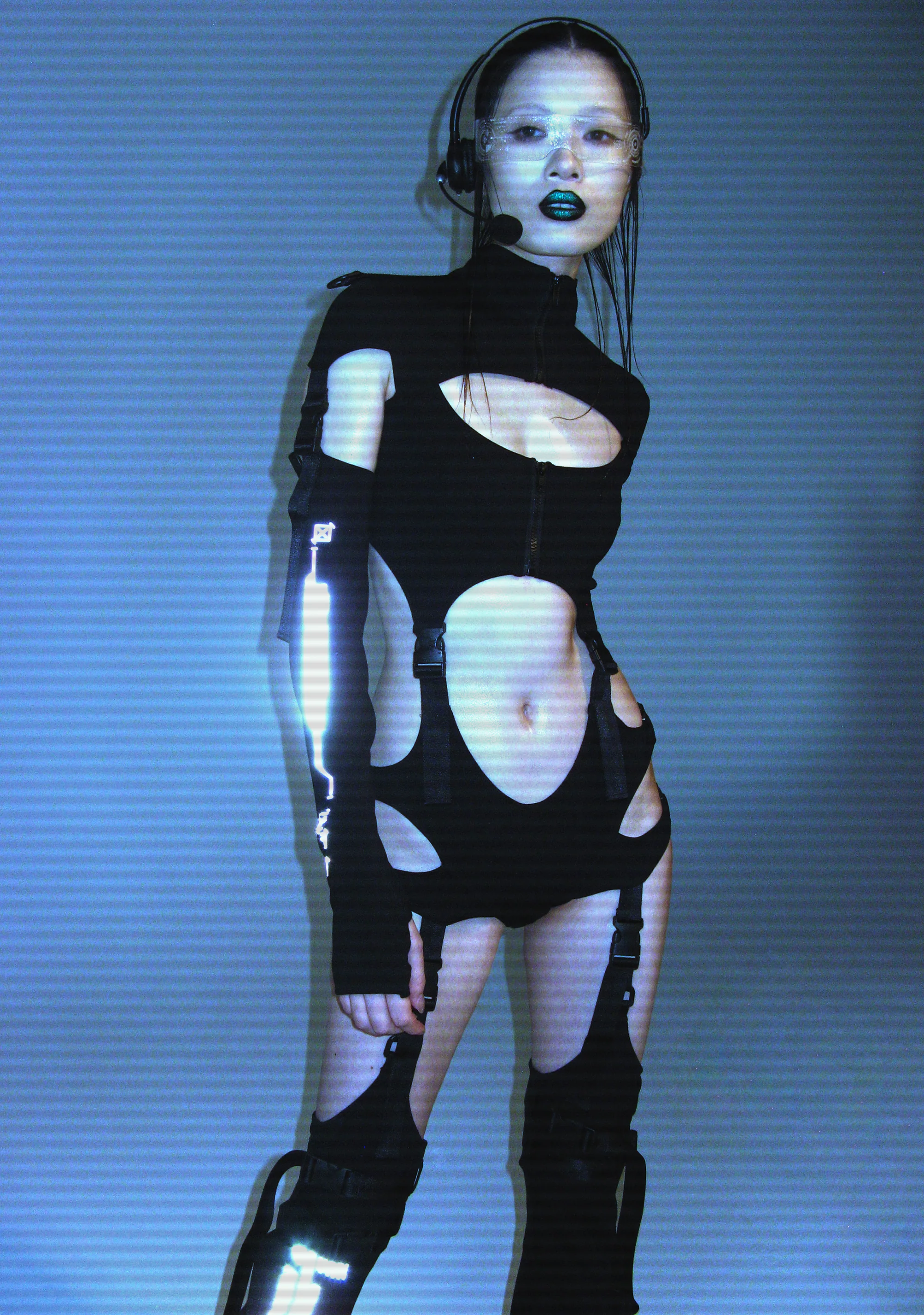 Digital Lands Bodysuit And Leg Warmers Set - Image 7