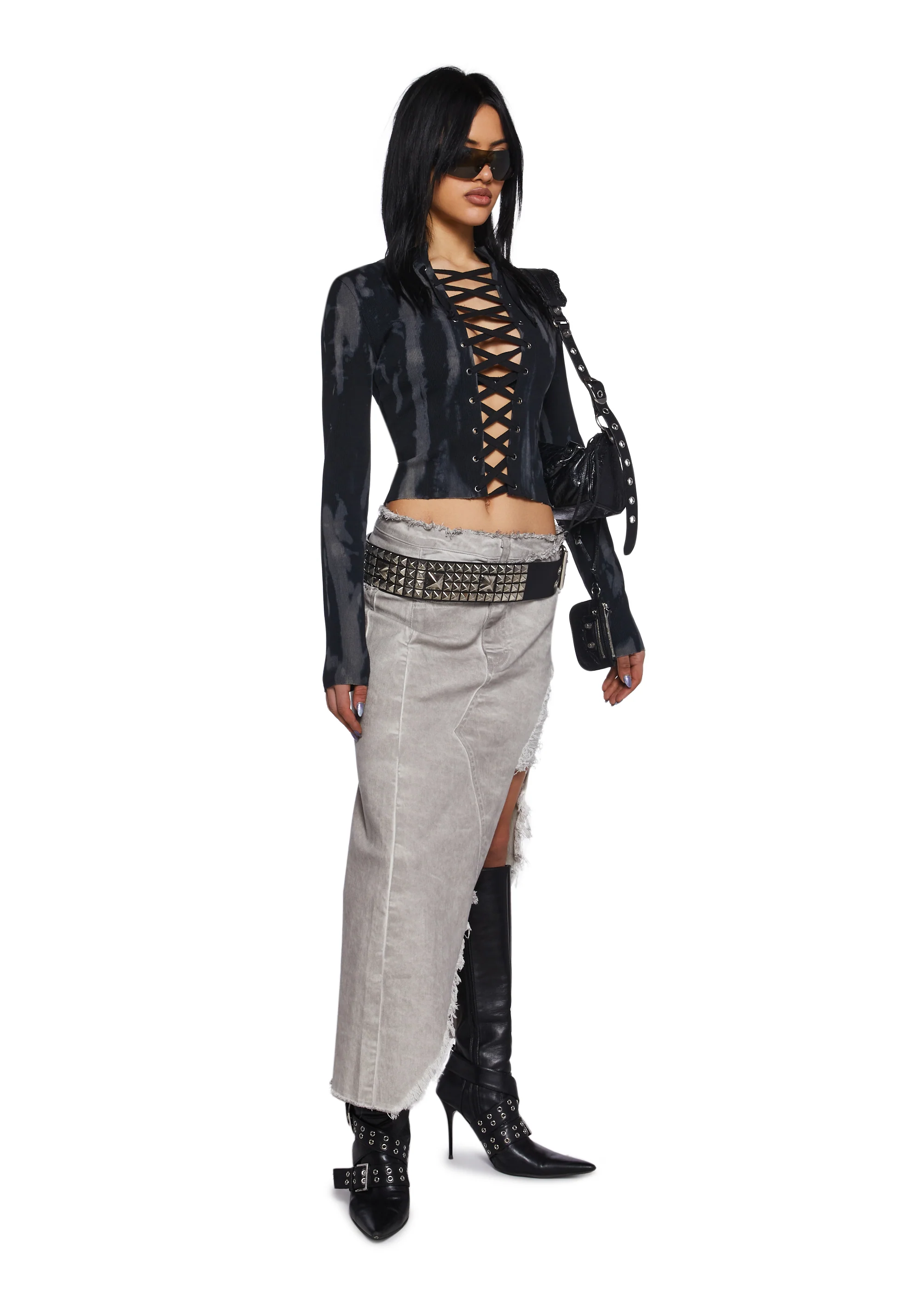 Digital Mix Midi Skirt - Image 2